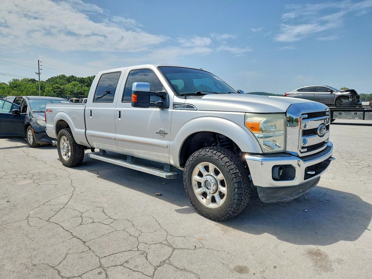 2011 Ford F250 Super Duty Silver vin: 1FT7W2BT3BEA45357