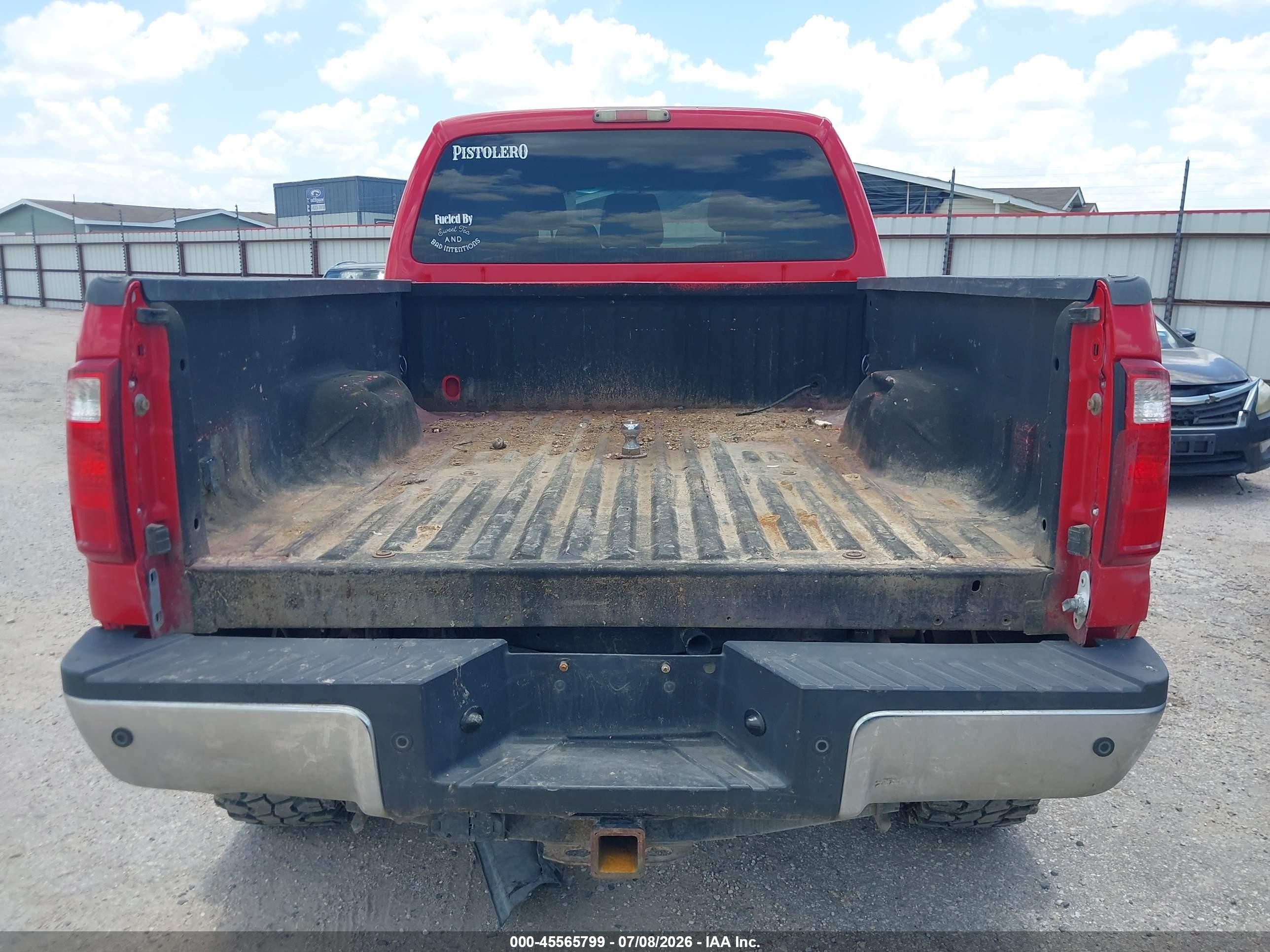 2011 Ford F-250 Xlt Red vin: 1FT7W2BT3BEA87978