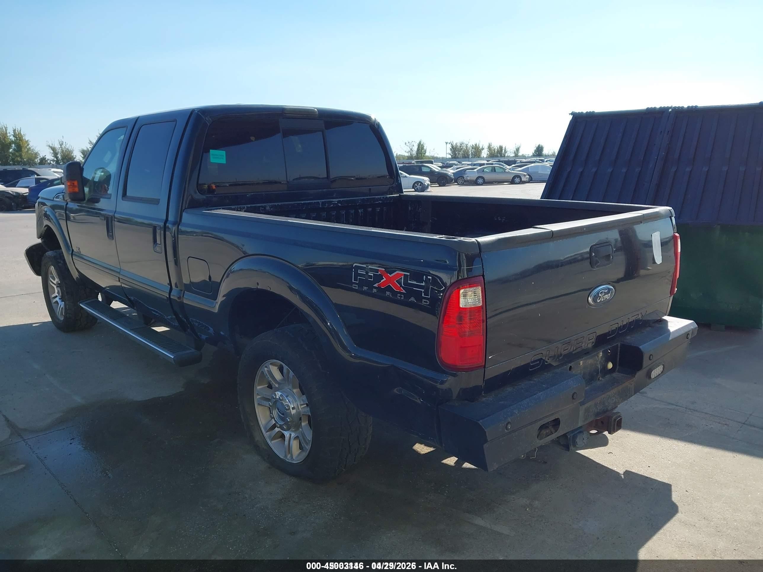 2011 Ford F-250 Lariat Black vin: 1FT7W2BT3BEB36452