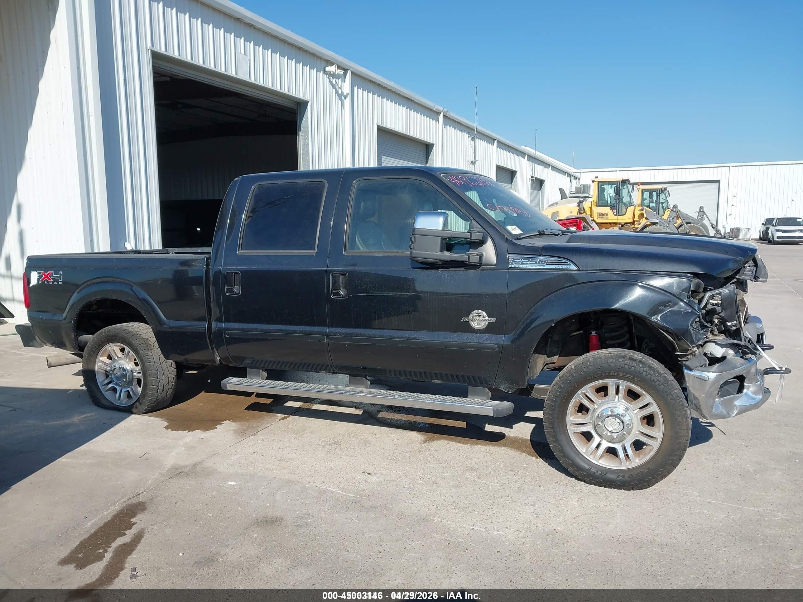 2011 Ford F-250 Lariat Black vin: 1FT7W2BT3BEB36452