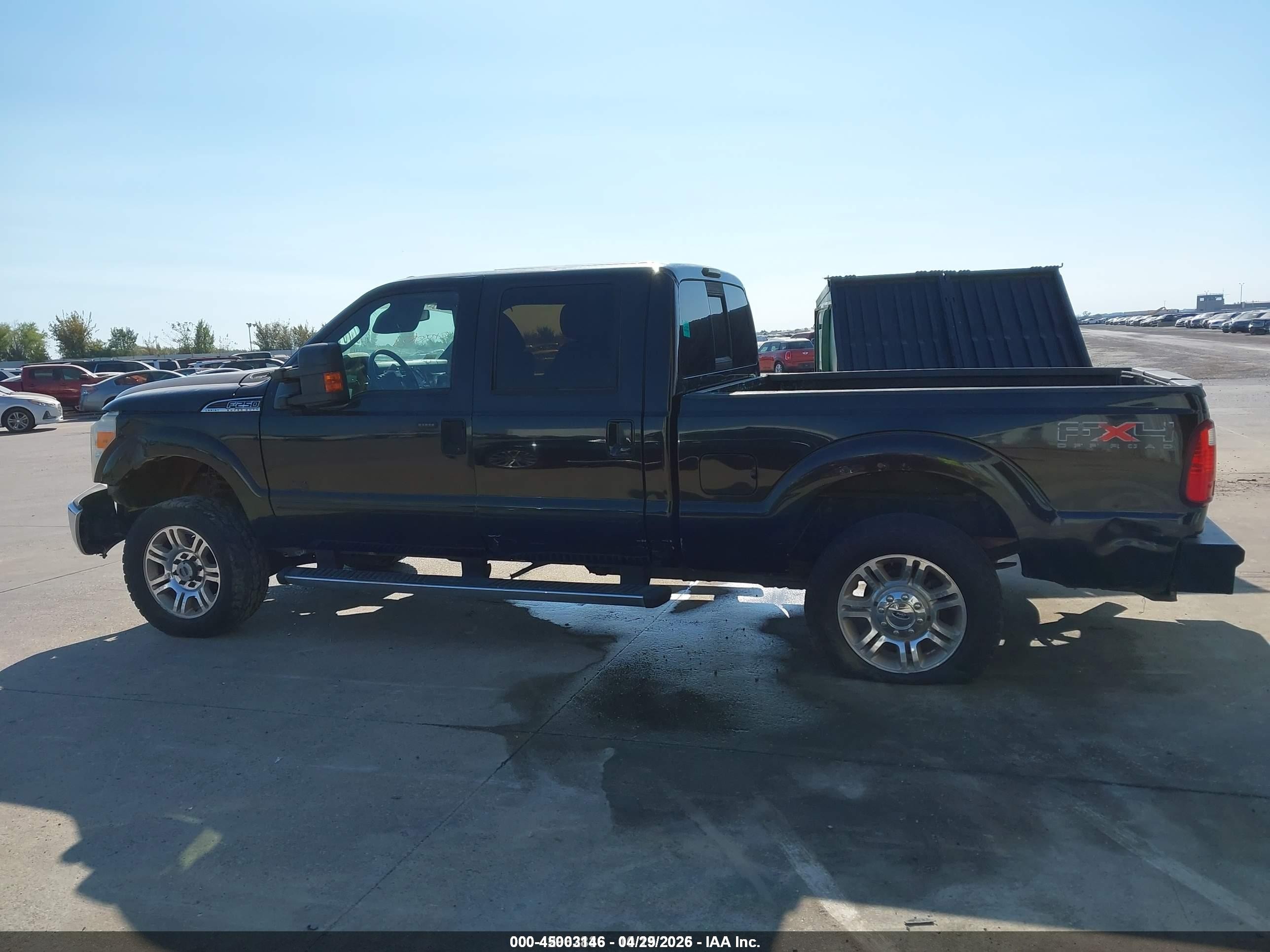 2011 Ford F-250 Lariat Black vin: 1FT7W2BT3BEB36452