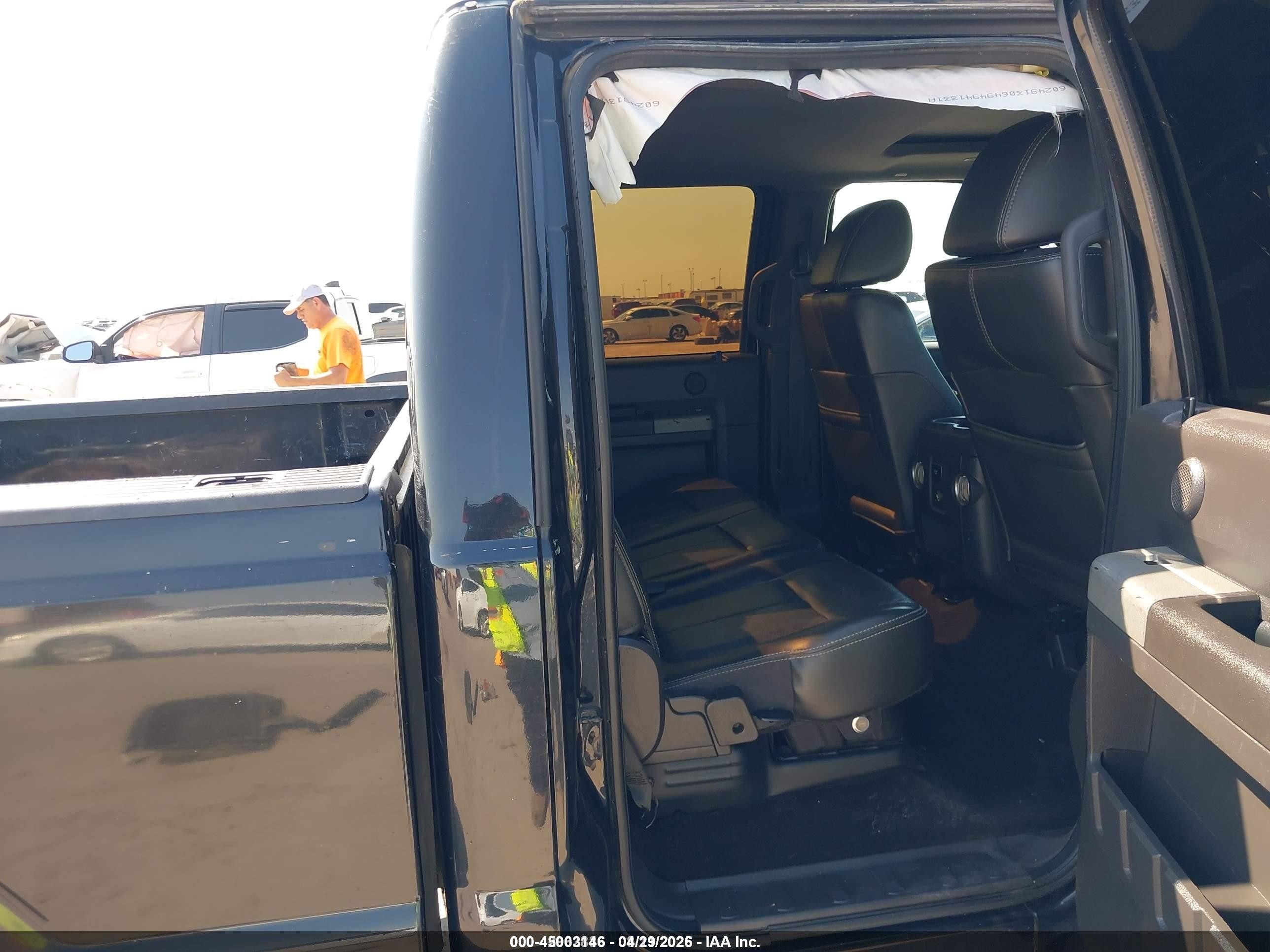 2011 Ford F-250 Lariat Black vin: 1FT7W2BT3BEB36452