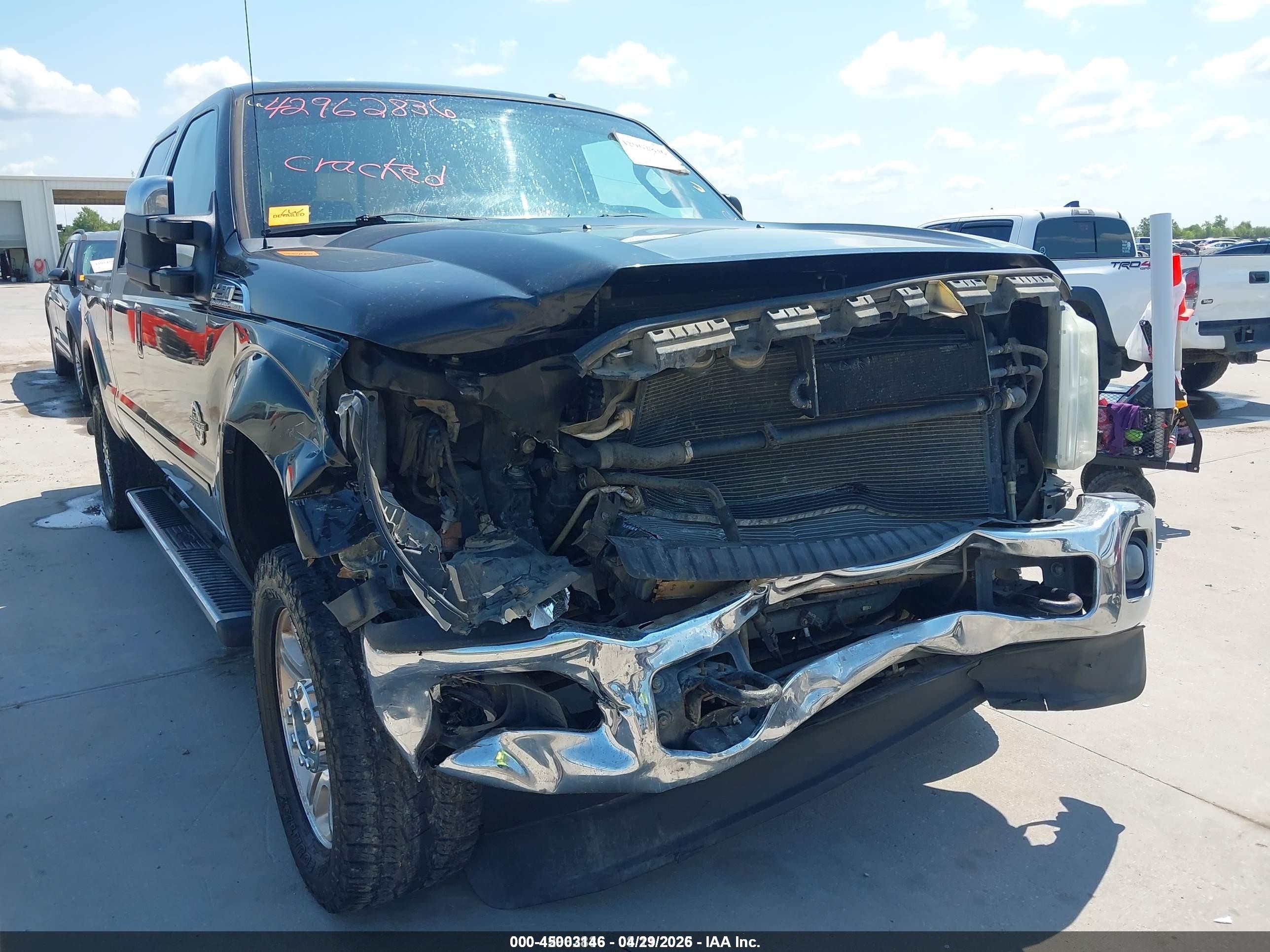 2011 Ford F-250 Lariat Black vin: 1FT7W2BT3BEB36452
