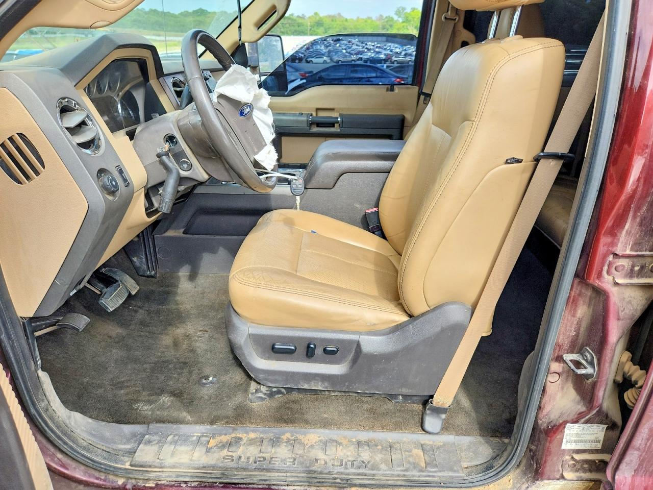 2011 Ford F250 Super Duty Burgundy vin: 1FT7W2BT3BEB36774