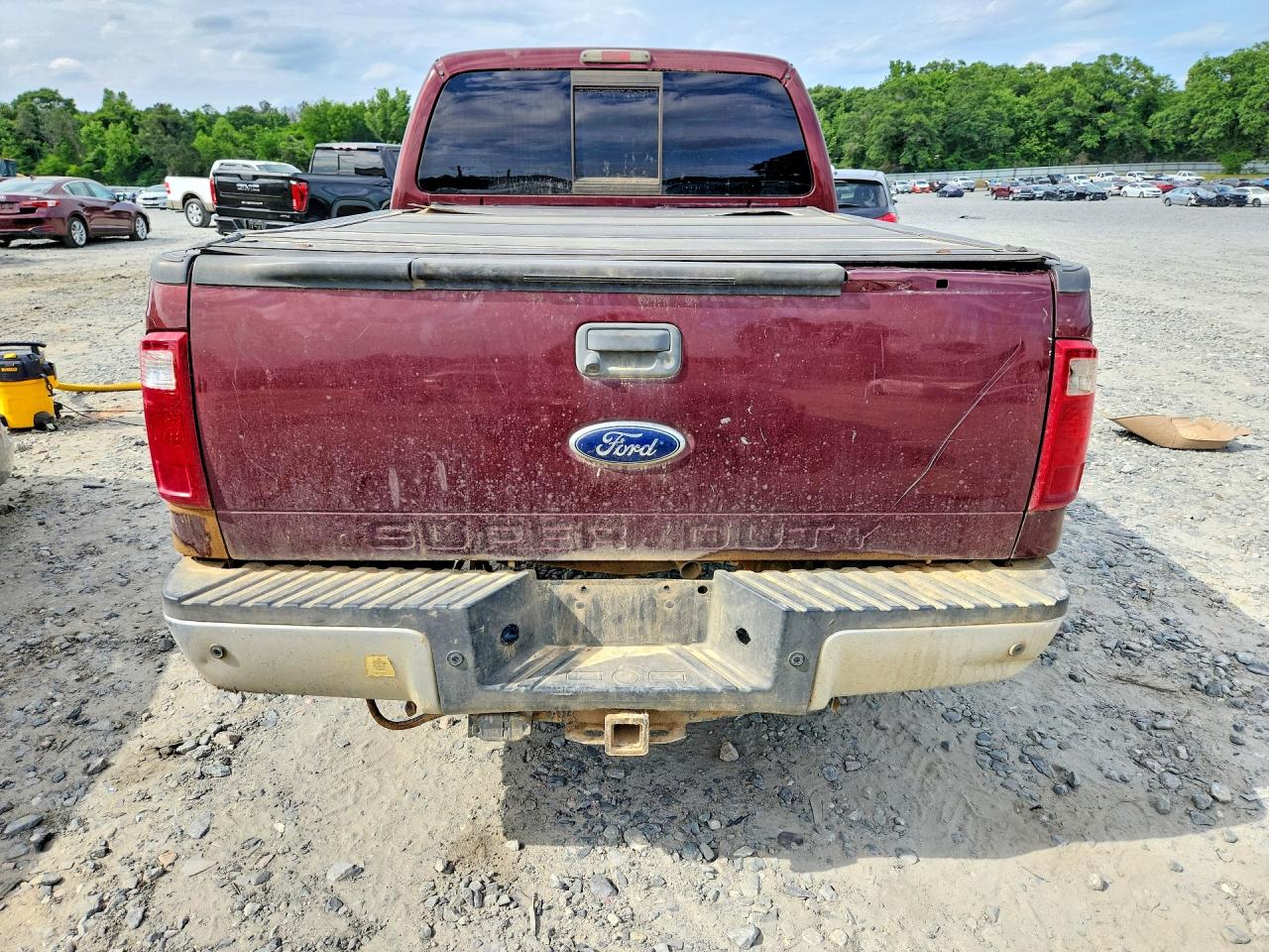2011 Ford F250 Super Duty Burgundy vin: 1FT7W2BT3BEB36774