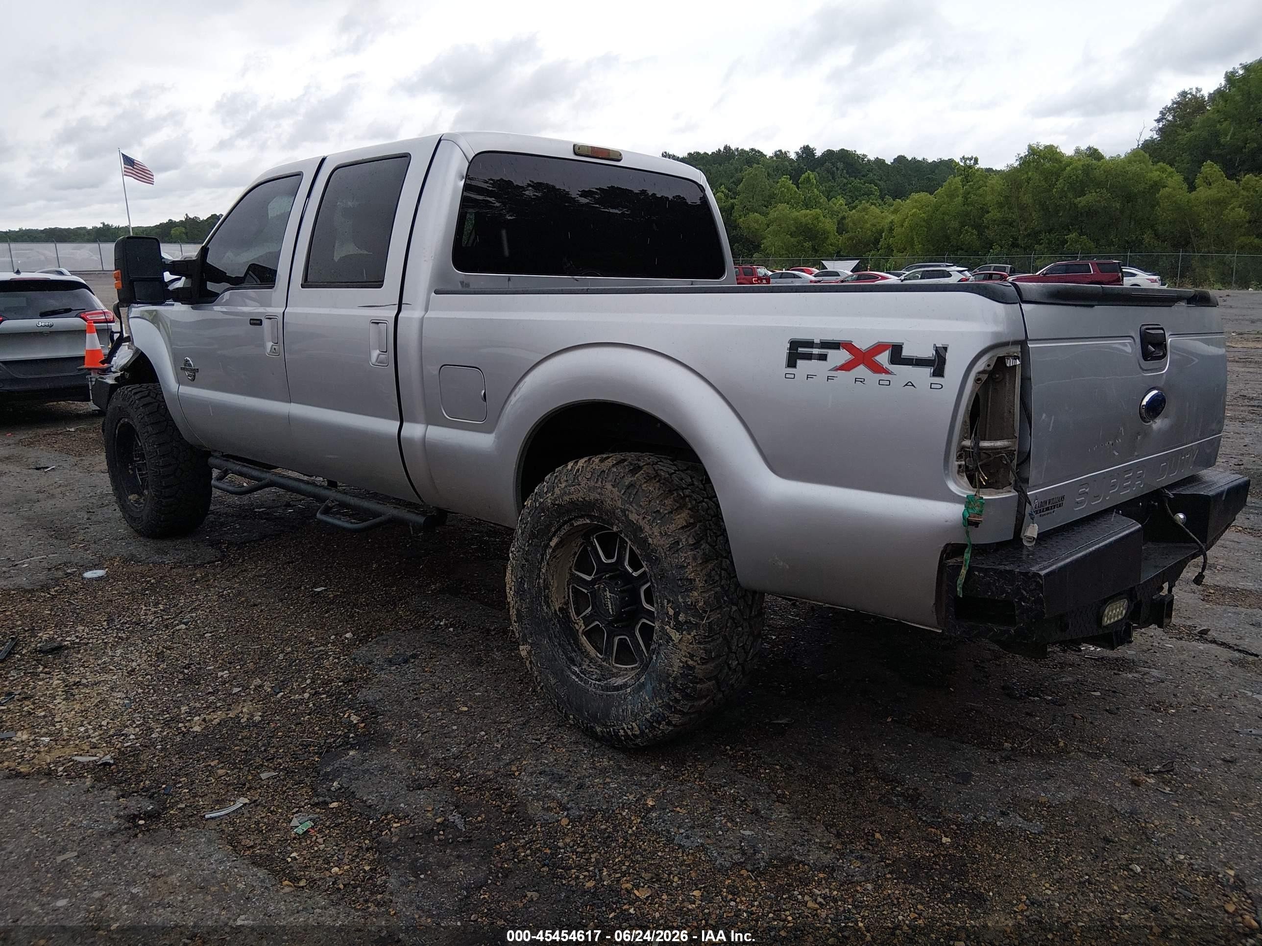 2011 Ford Super Duty F-250 Srw Lariat Silver vin: 1FT7W2BT3BEB65207