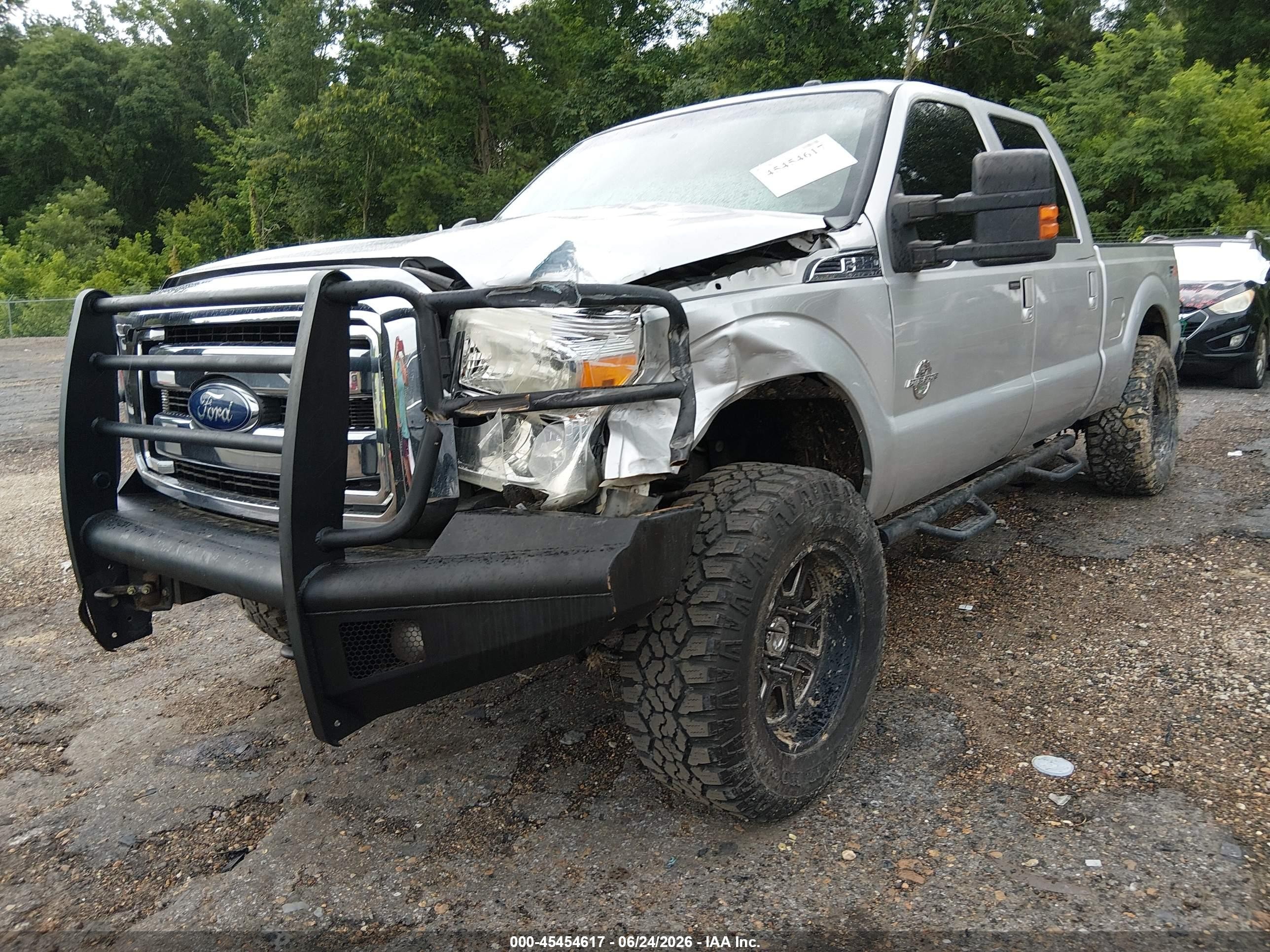 2011 Ford Super Duty F-250 Srw Lariat Silver vin: 1FT7W2BT3BEB65207