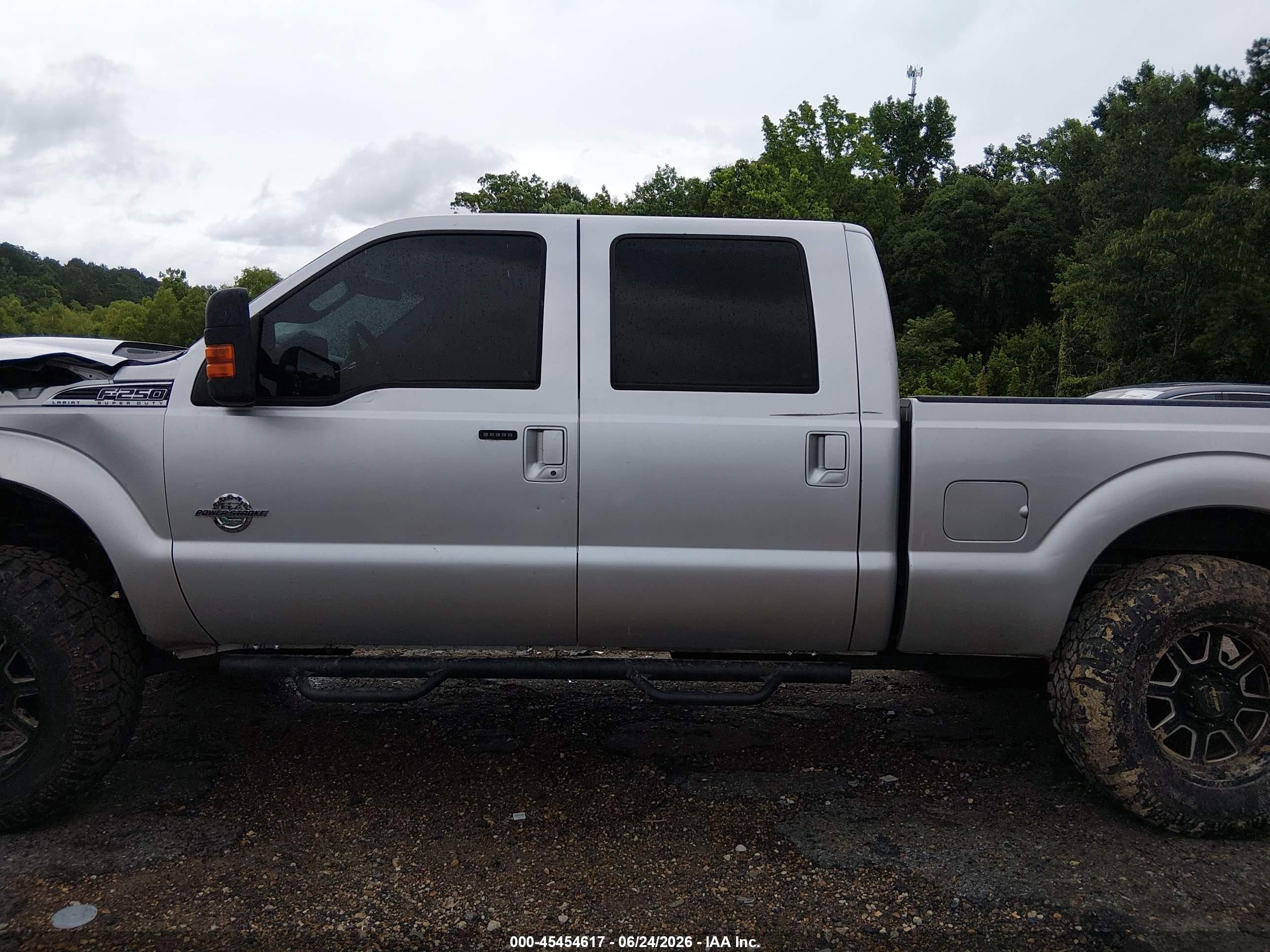 2011 Ford Super Duty F-250 Srw Lariat Silver vin: 1FT7W2BT3BEB65207