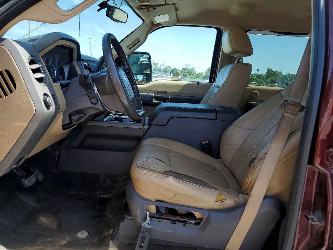 2011 Ford F250 Super Duty Burgundy vin: 1FT7W2BT3BEB67894