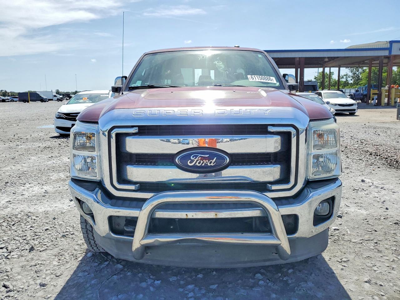 2011 Ford F250 Super Duty Burgundy vin: 1FT7W2BT3BEB67894