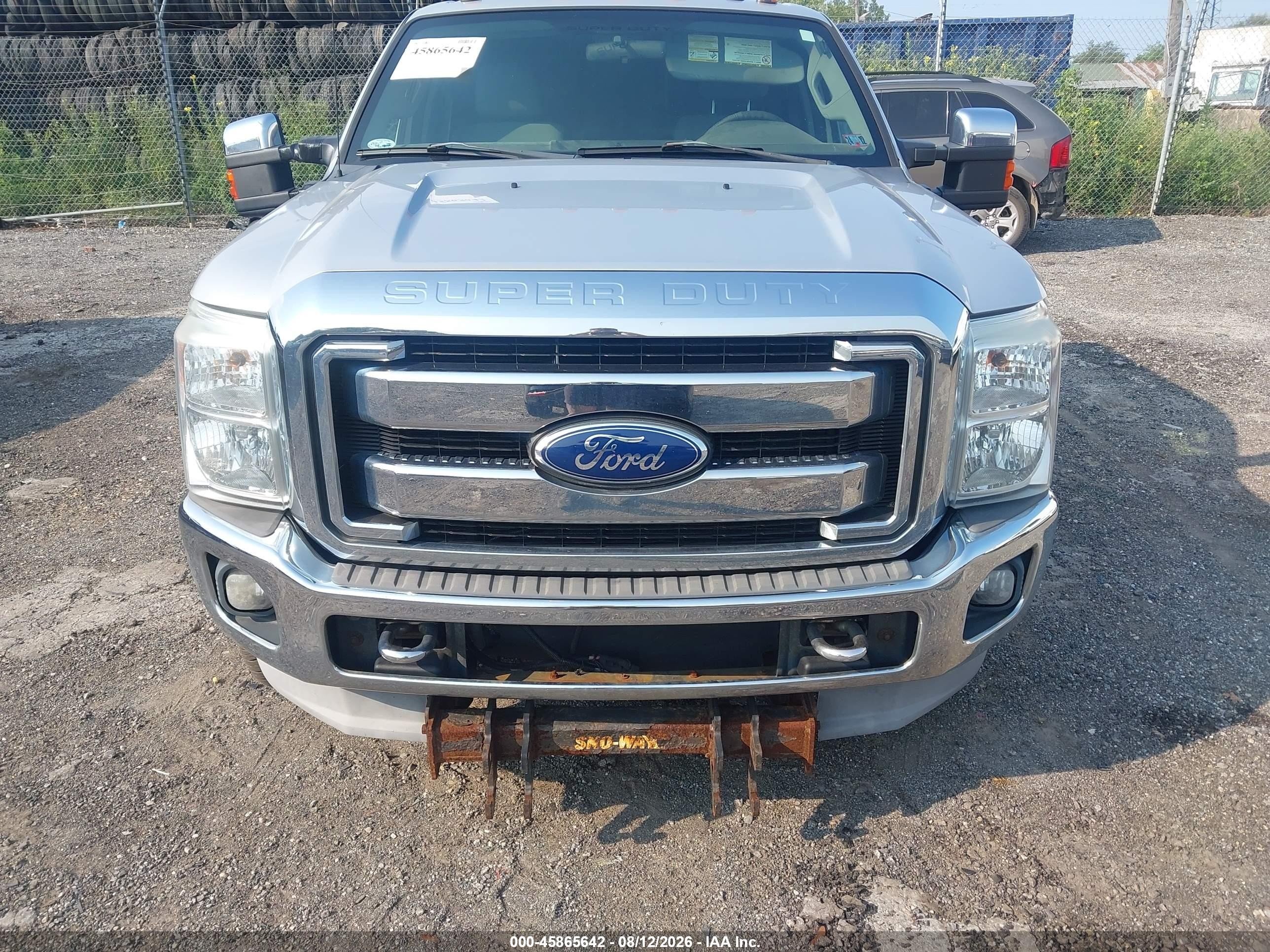 2011 Ford F-250 Xlt Silver vin: 1FT7W2BT3BEB71248
