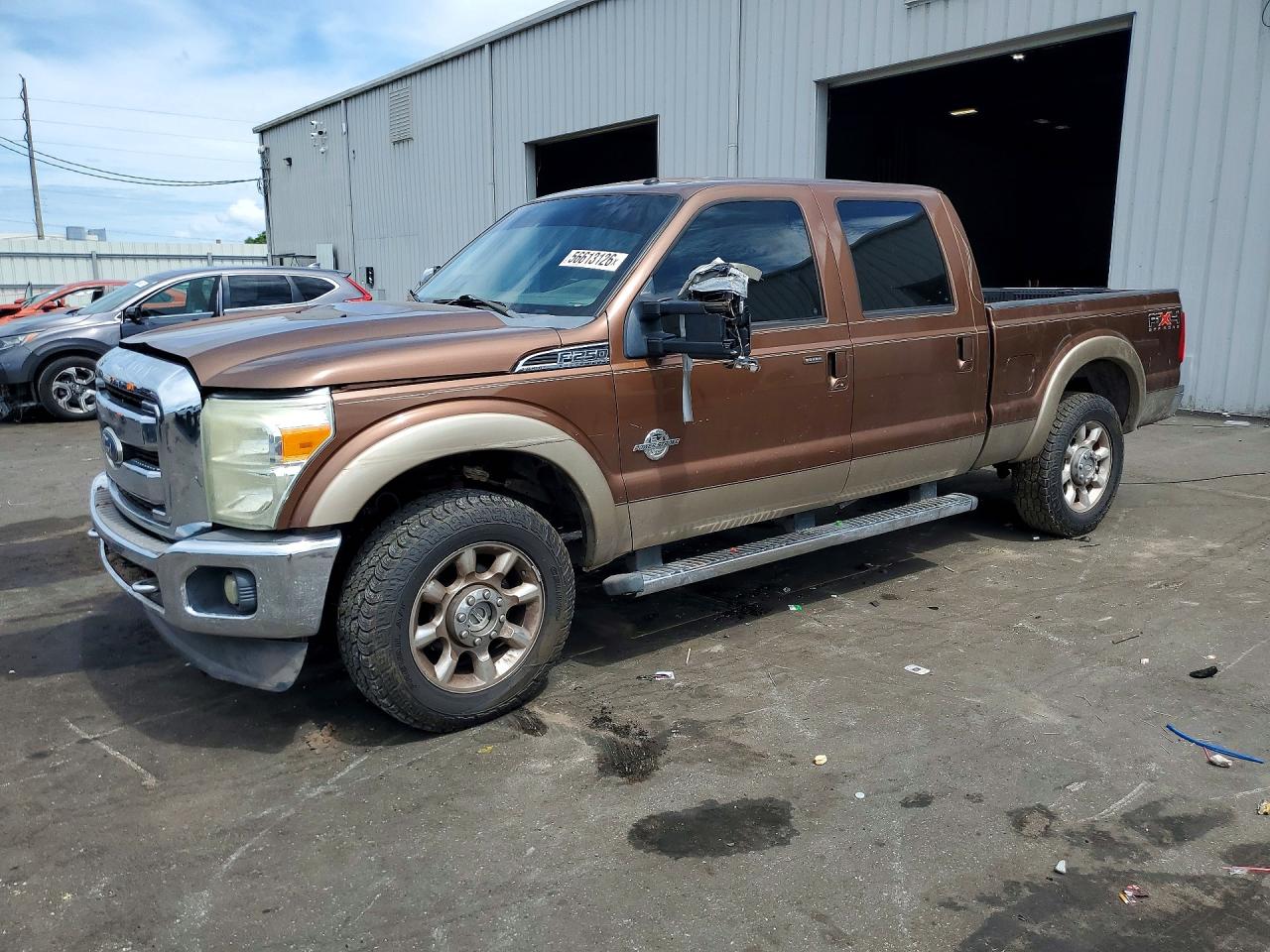 2011 Ford F250 Super Duty Brown vin: 1FT7W2BT3BEB99096