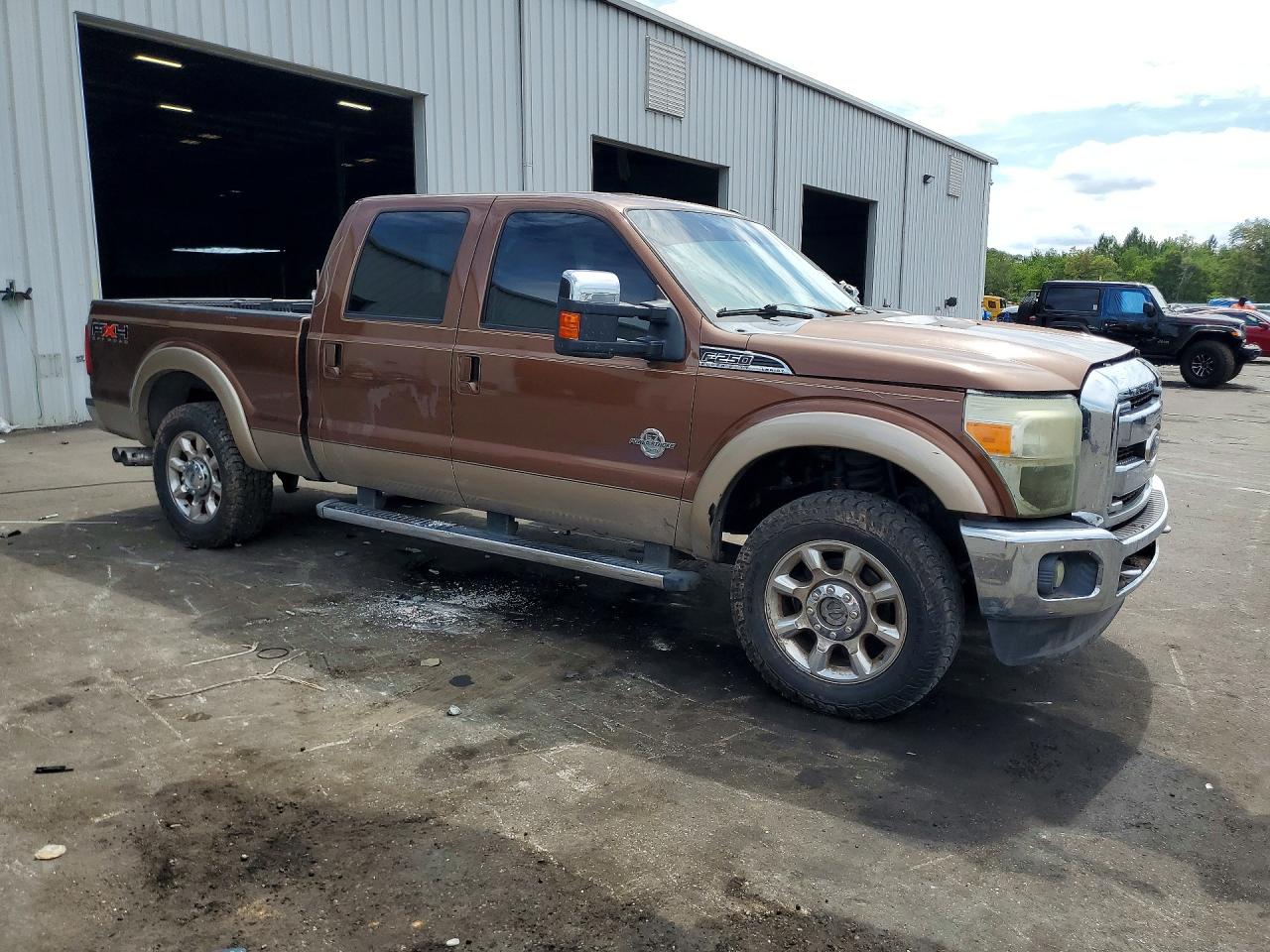 2011 Ford F250 Super Duty Brown vin: 1FT7W2BT3BEB99096