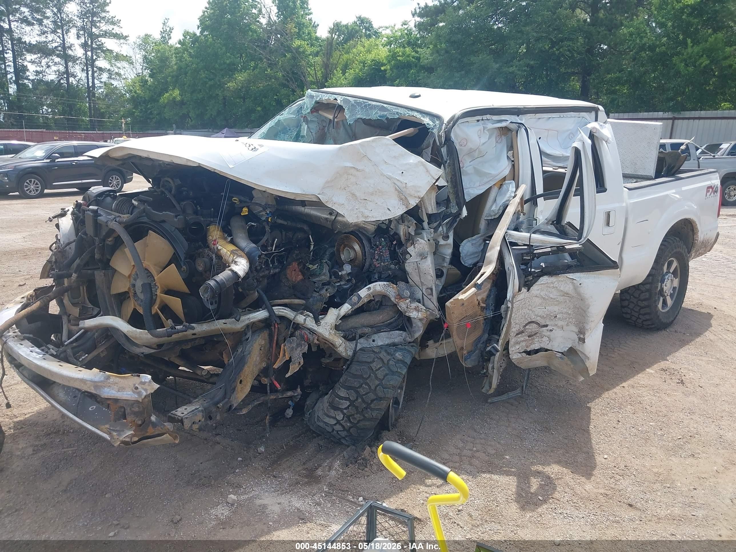 2012 Ford F-250 Lariat Белый vin: 1FT7W2BT3CEB24190