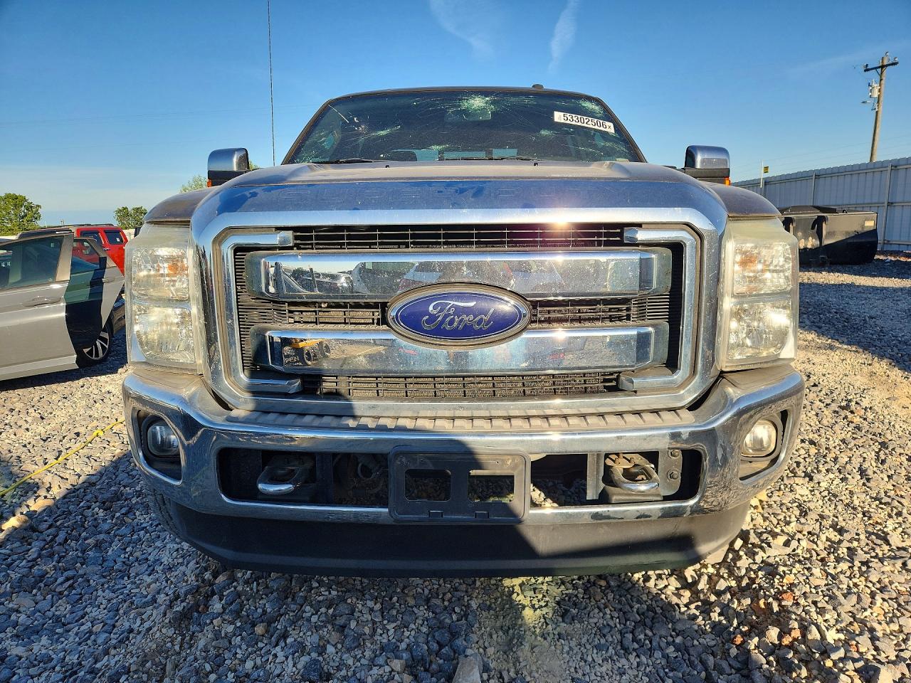 2012 Ford F250 Gray vin: 1FT7W2BT3CEC17999