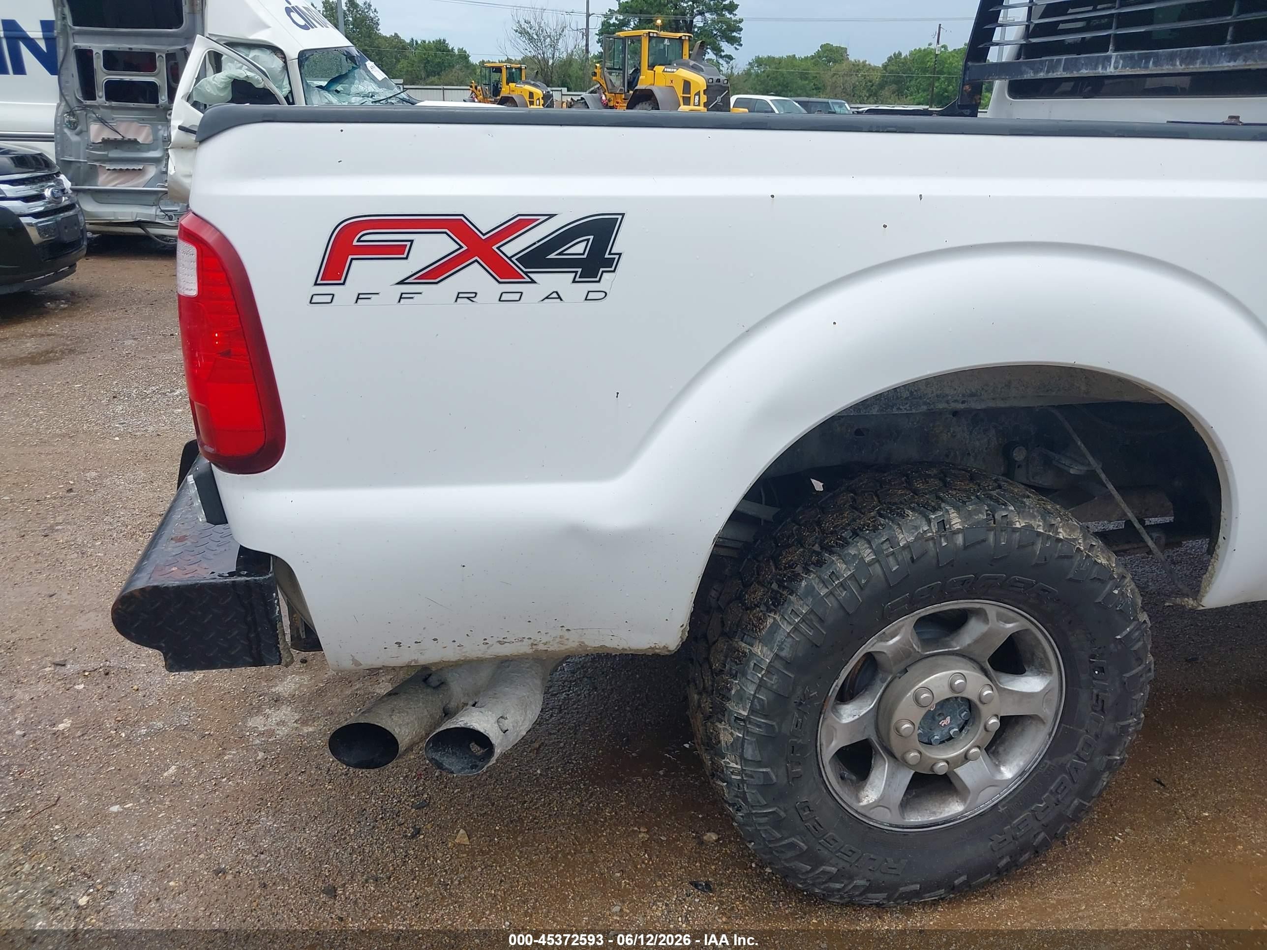 2013 Ford F-250 Xlt White vin: 1FT7W2BT3DEA03080