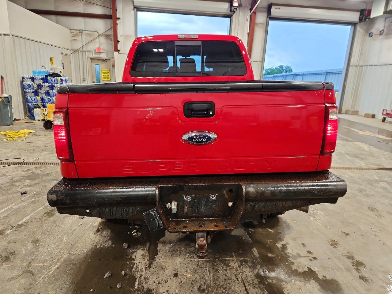 2013 Ford F250 Super Duty Red vin: 1FT7W2BT3DEB28256