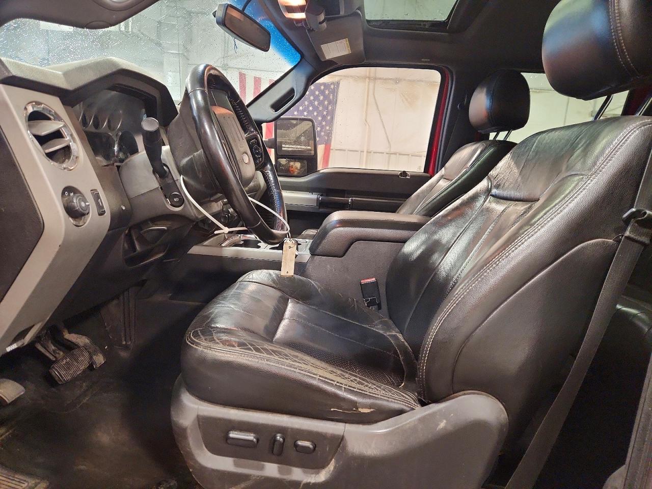 2013 Ford F250 Super Duty Red vin: 1FT7W2BT3DEB28256