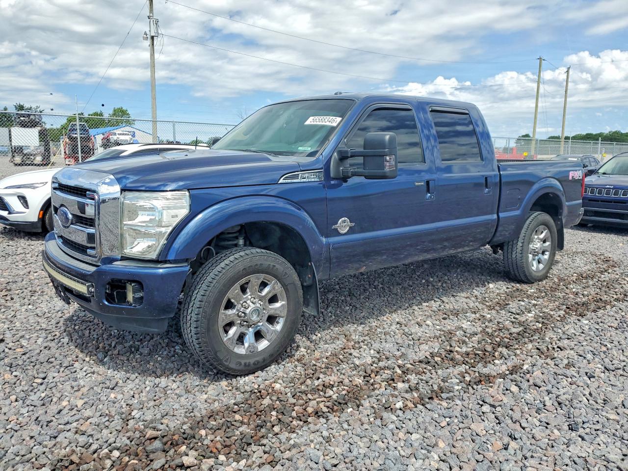 2014 Ford F250 Super Duty Blue vin: 1FT7W2BT3EEA31804