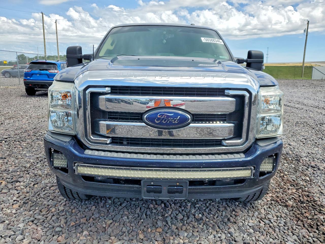 2014 Ford F250 Super Duty Blue vin: 1FT7W2BT3EEA31804