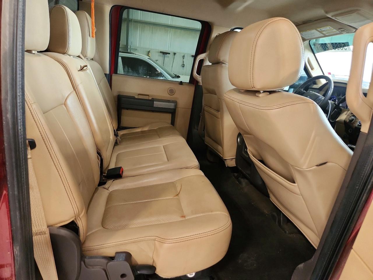 2014 Ford F250 Super Duty Red vin: 1FT7W2BT3EEA53639