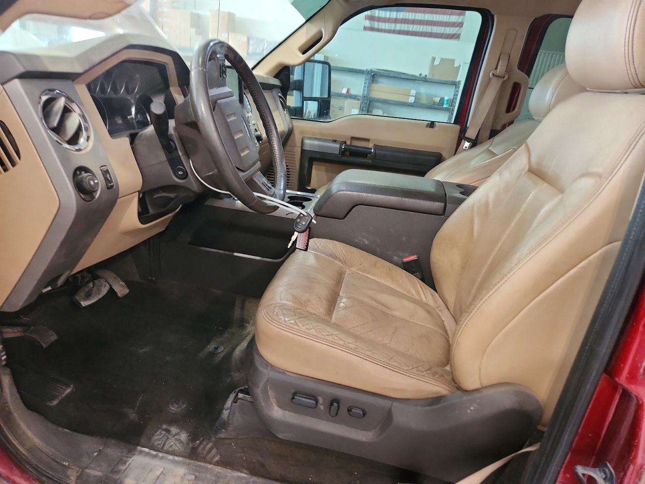 2014 Ford F250 Super Duty Red vin: 1FT7W2BT3EEA53639