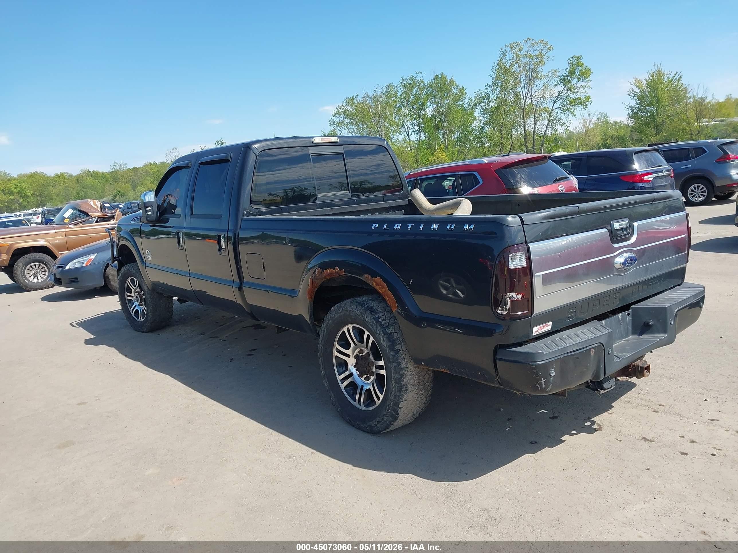 2015 Ford F-250 Lariat Black vin: 1FT7W2BT3FEA38348