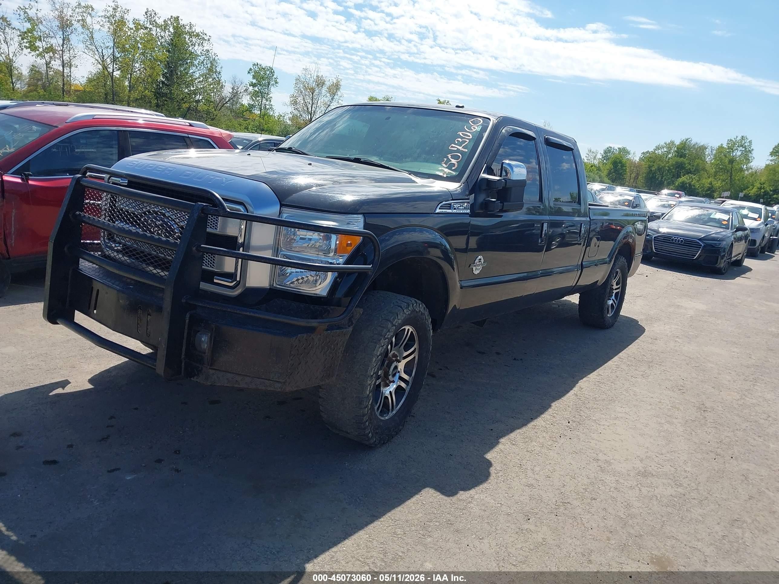 2015 Ford F-250 Lariat Black vin: 1FT7W2BT3FEA38348