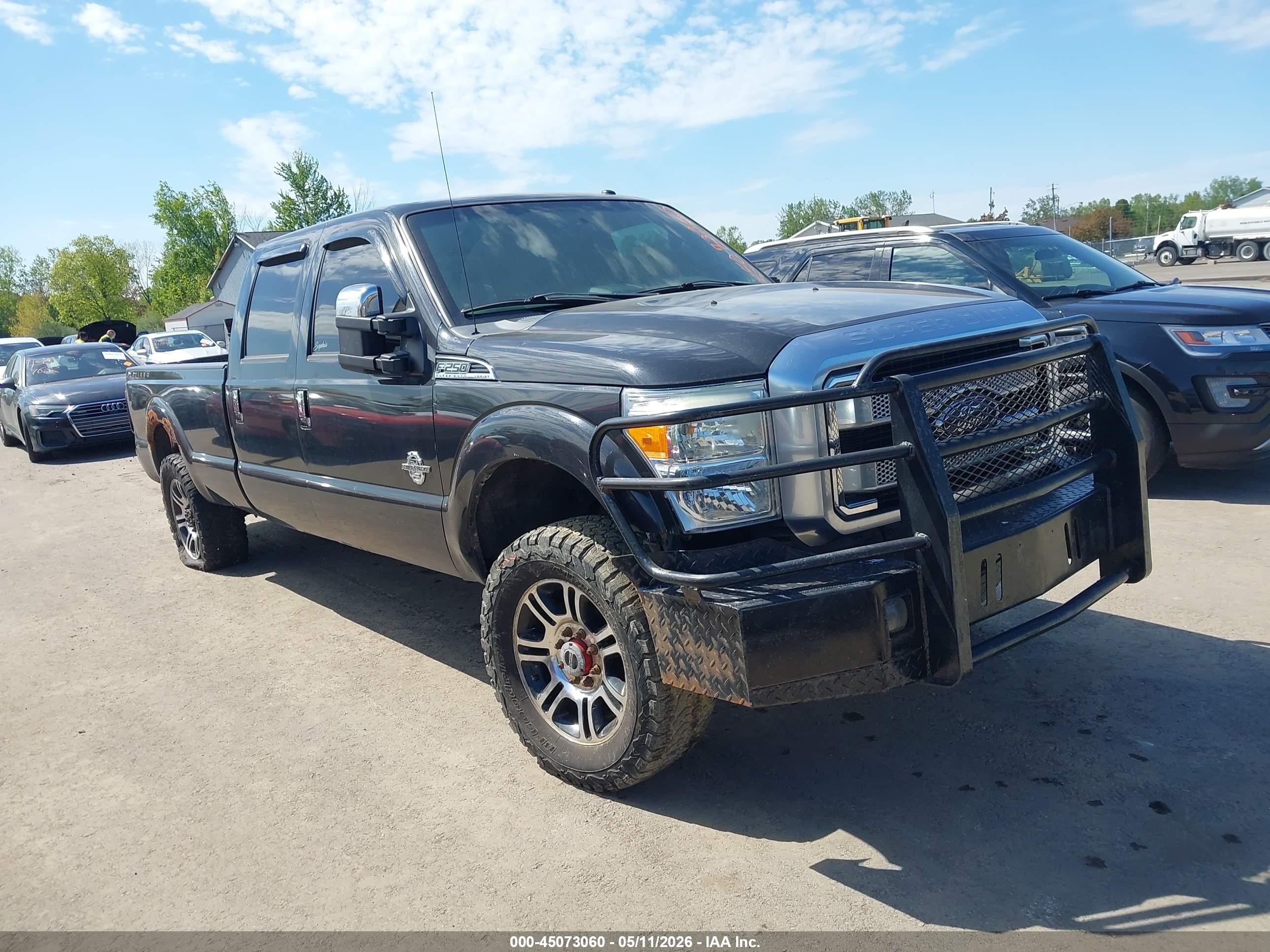2015 Ford F-250 Lariat Black vin: 1FT7W2BT3FEA38348