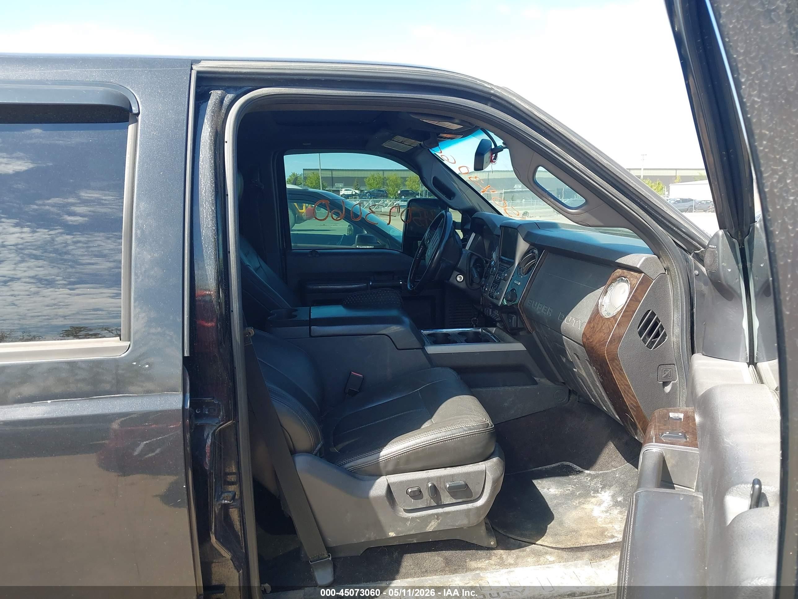 2015 Ford F-250 Lariat Black vin: 1FT7W2BT3FEA38348