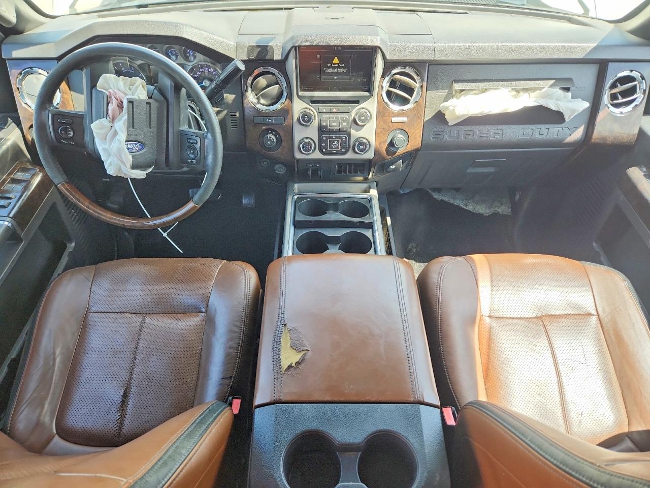2015 Ford F250 Super Duty White vin: 1FT7W2BT3FEB68954