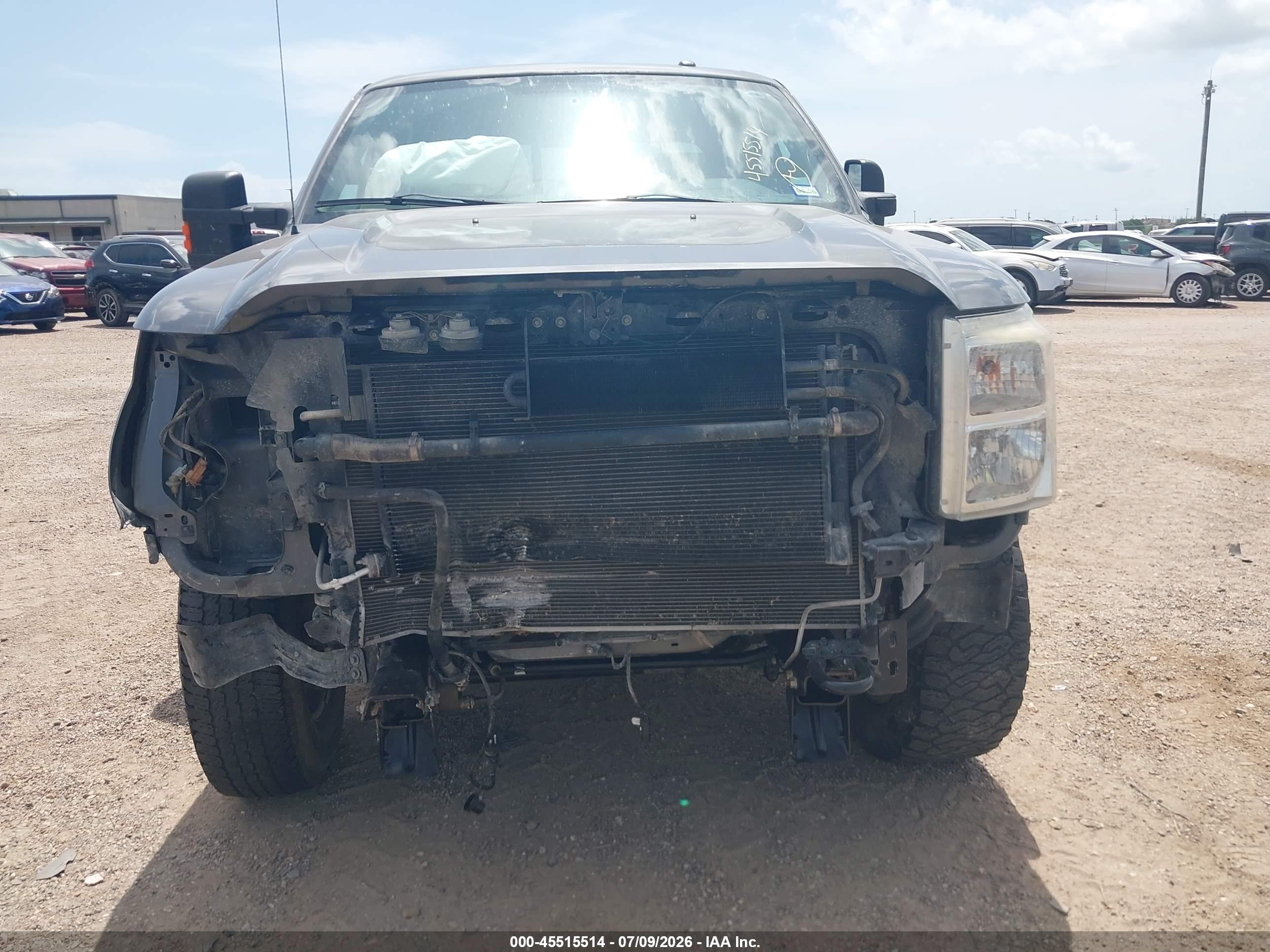 2015 Ford F-250 Lariat Gray vin: 1FT7W2BT3FED40108