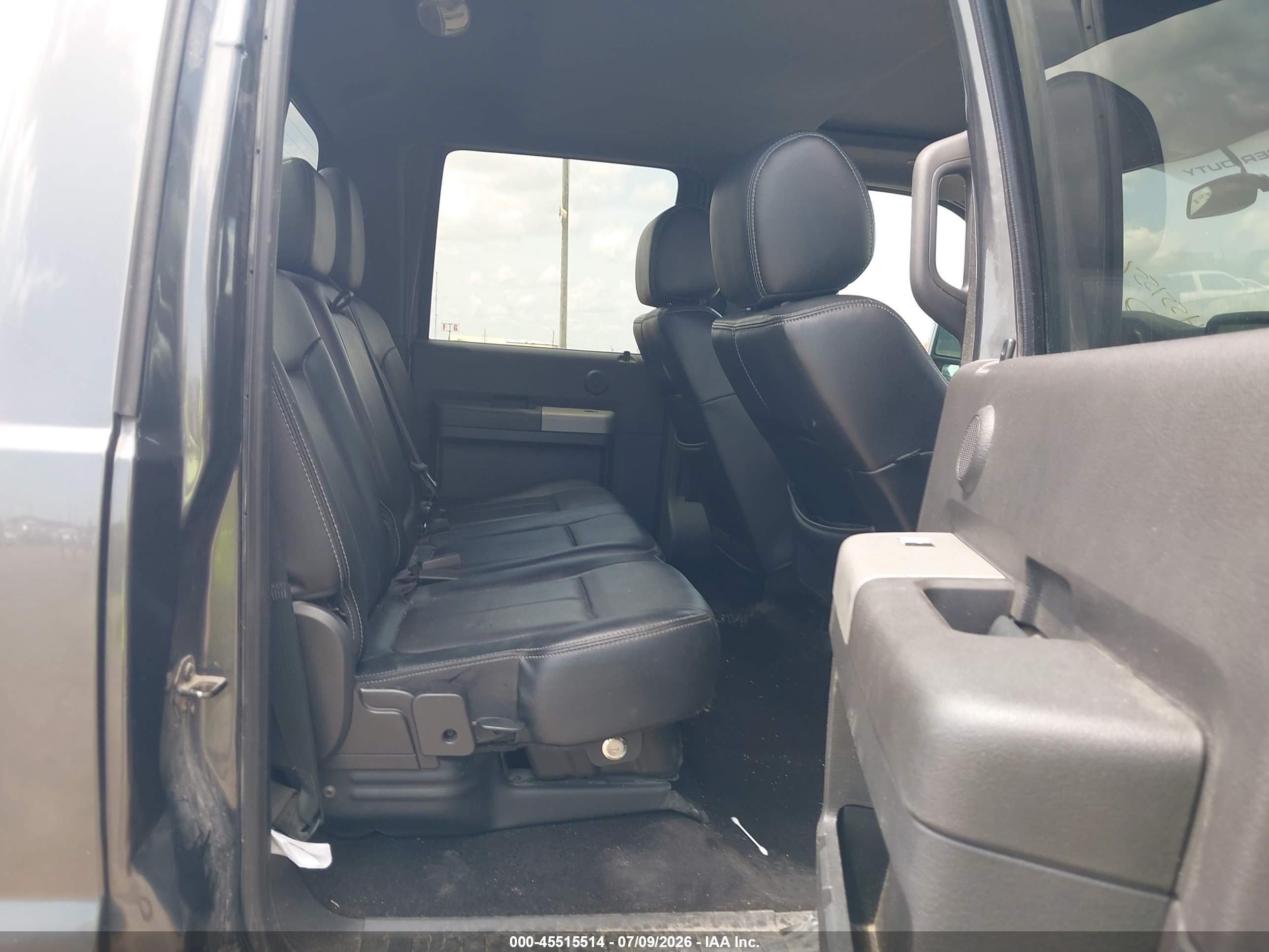2015 Ford F-250 Lariat Gray vin: 1FT7W2BT3FED40108