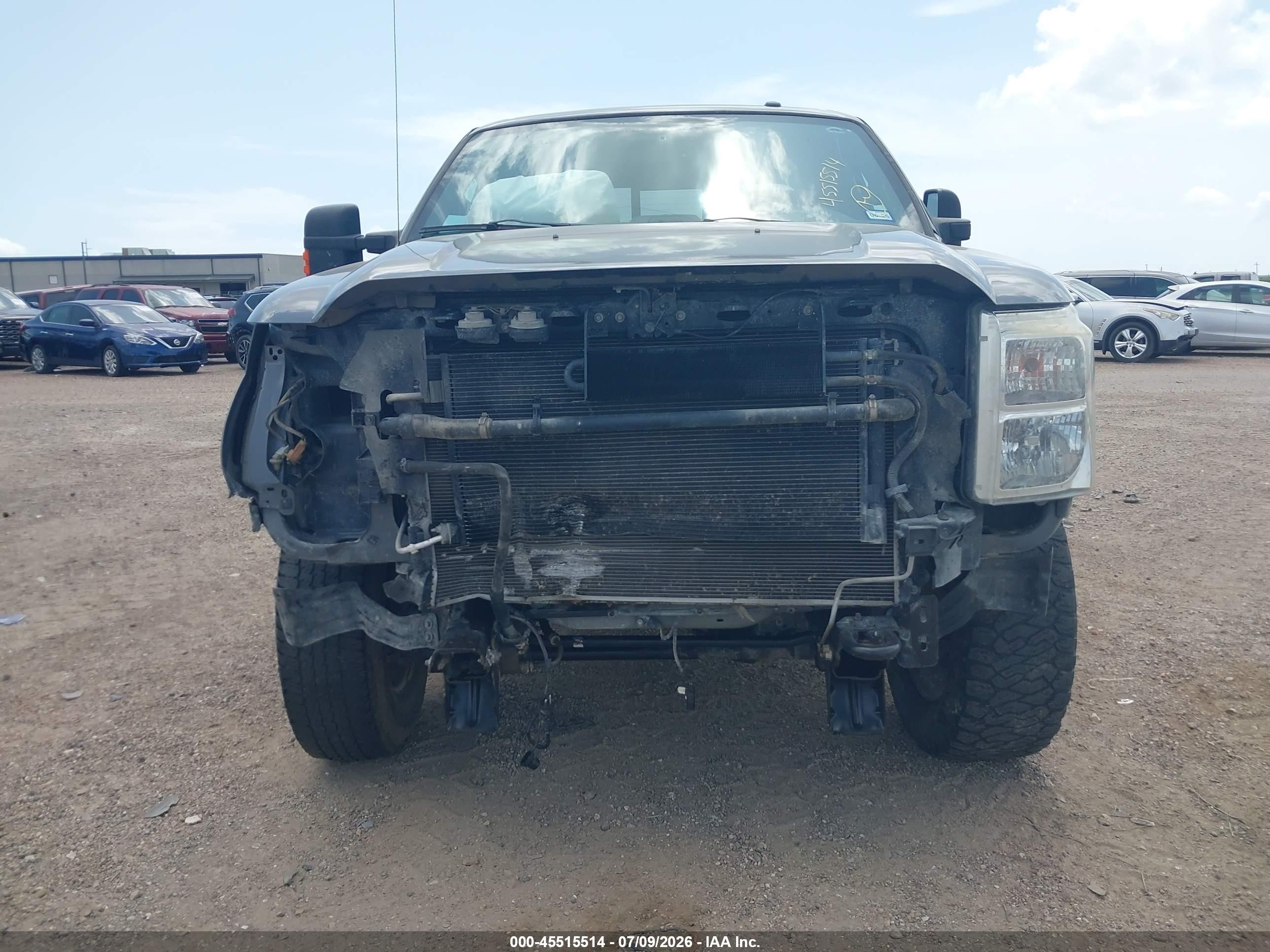 2015 Ford F-250 Lariat Gray vin: 1FT7W2BT3FED40108