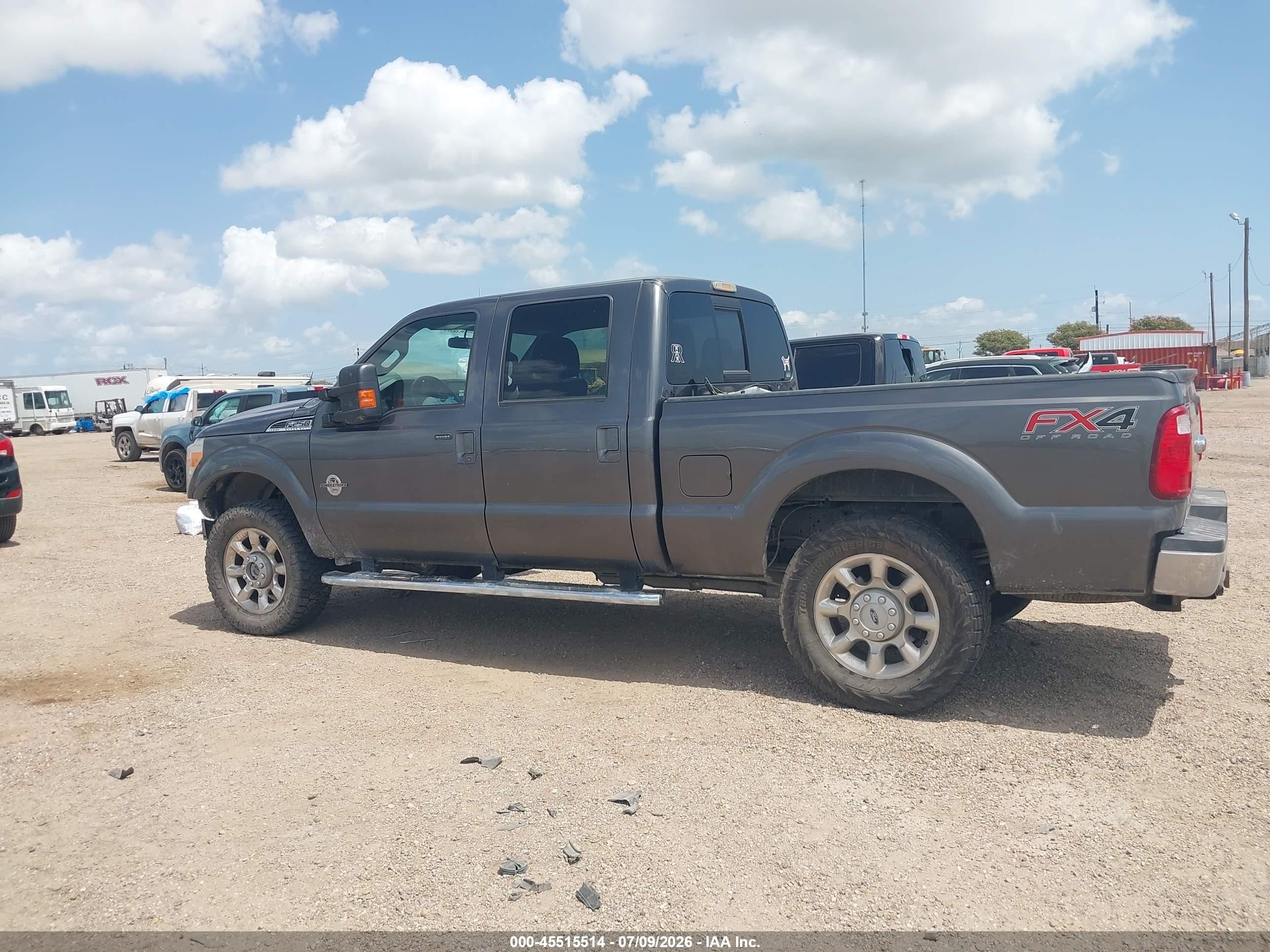 2015 Ford F-250 Lariat Gray vin: 1FT7W2BT3FED40108