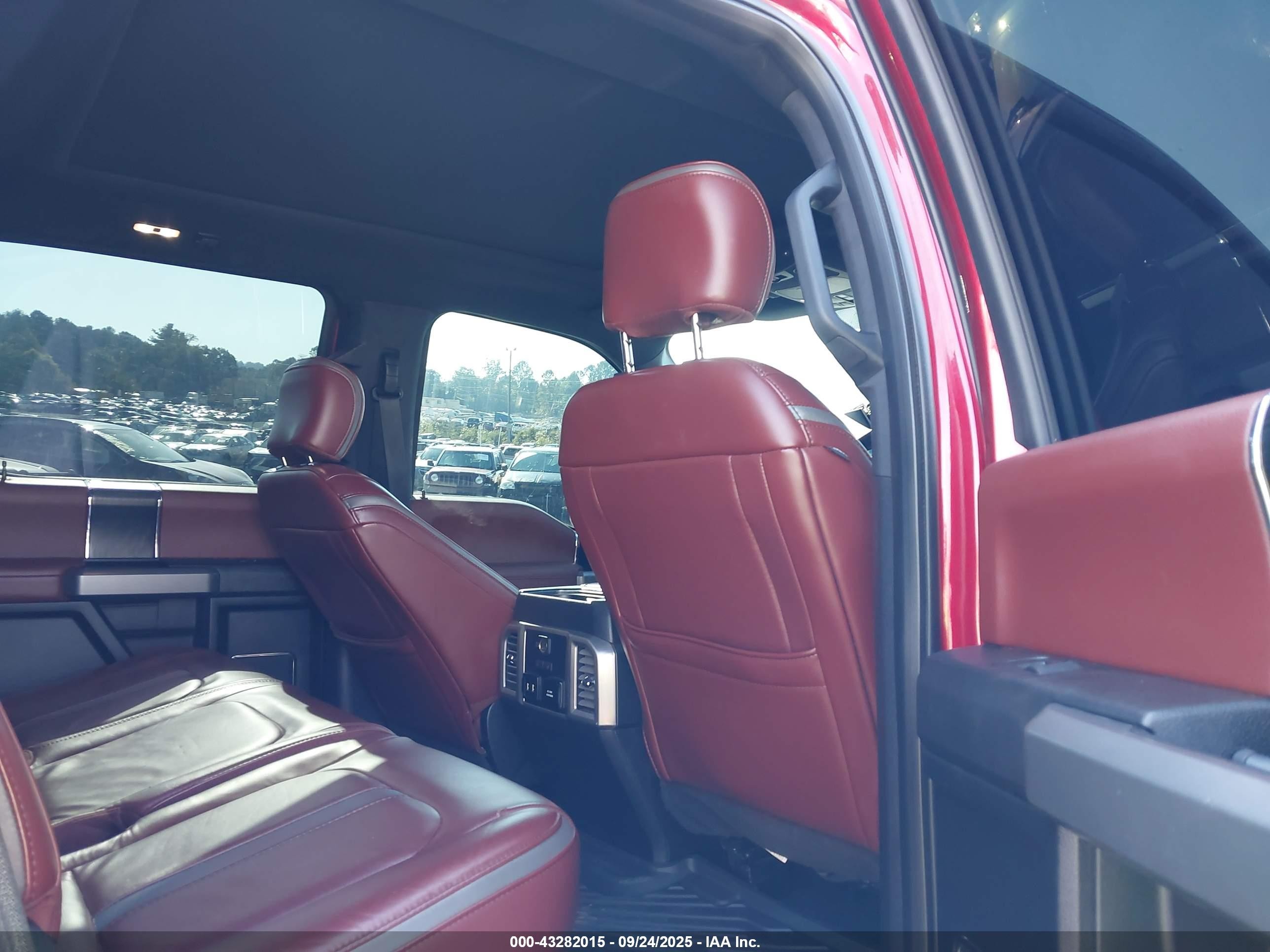 2018 Ford F-250 Platinum Красный vin: 1FT7W2BT3JEB69689