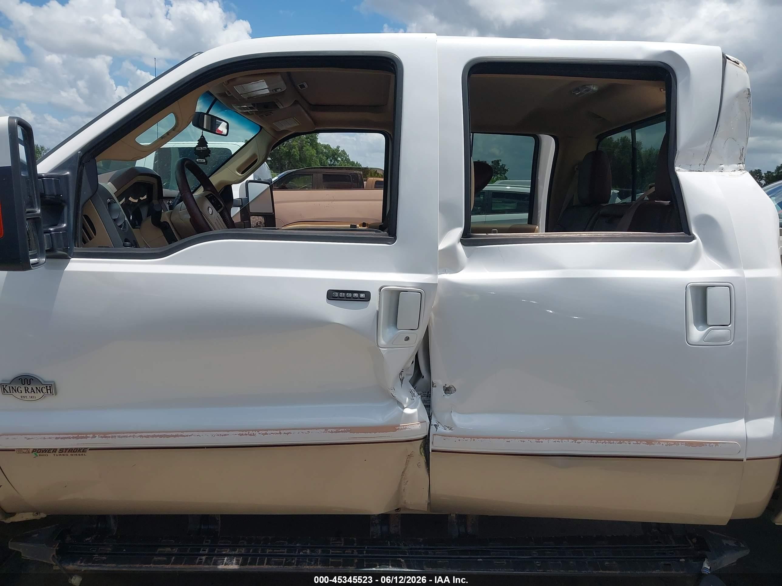 2011 Ford Super Duty F-250 Srw King Ranch White vin: 1FT7W2BT4BEB53227