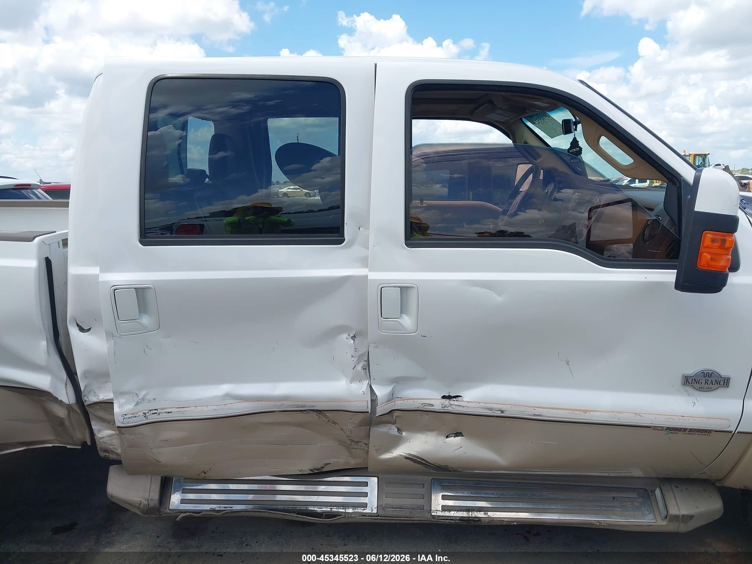 2011 Ford Super Duty F-250 Srw King Ranch White vin: 1FT7W2BT4BEB53227