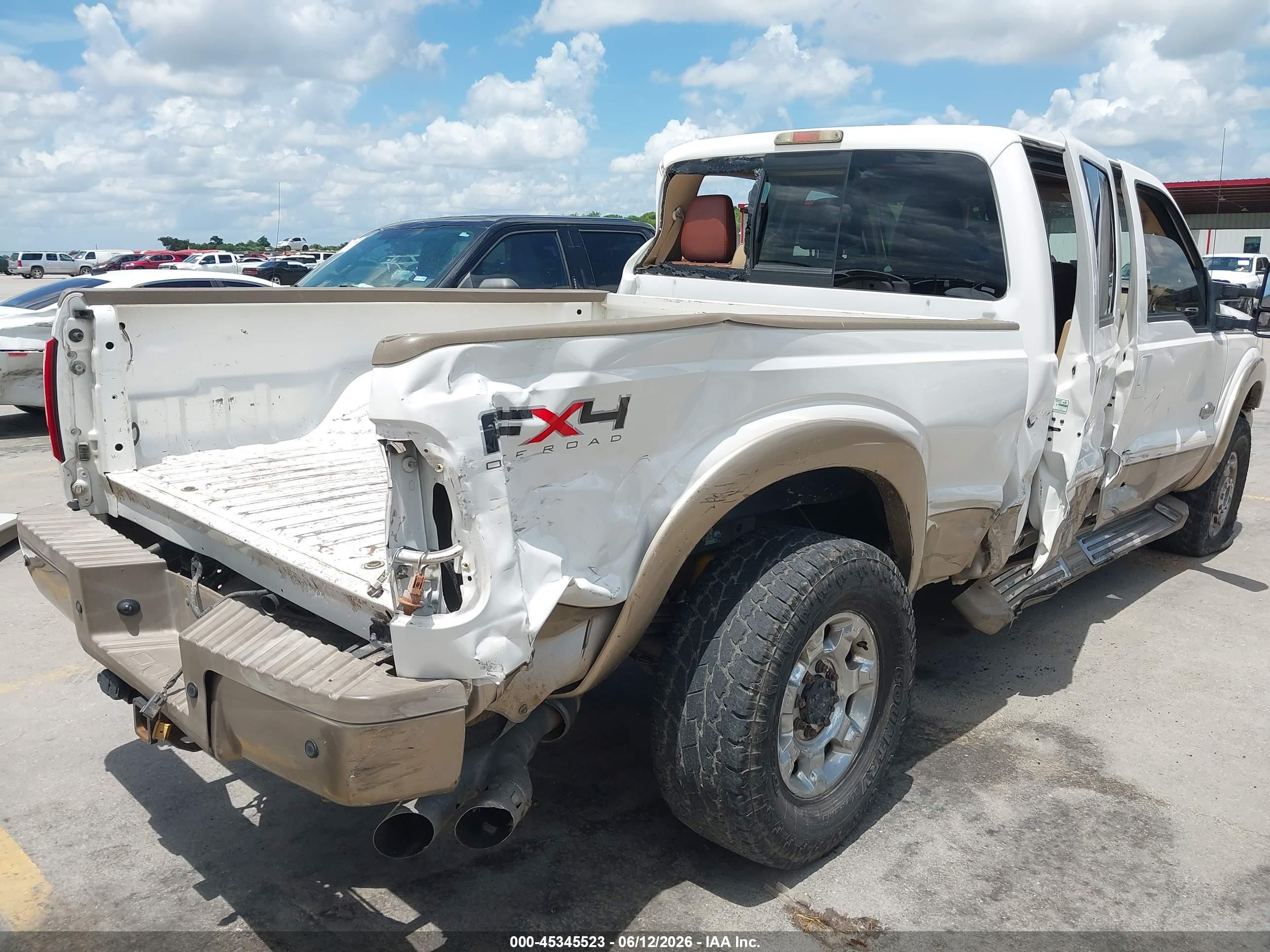 2011 Ford Super Duty F-250 Srw King Ranch White vin: 1FT7W2BT4BEB53227