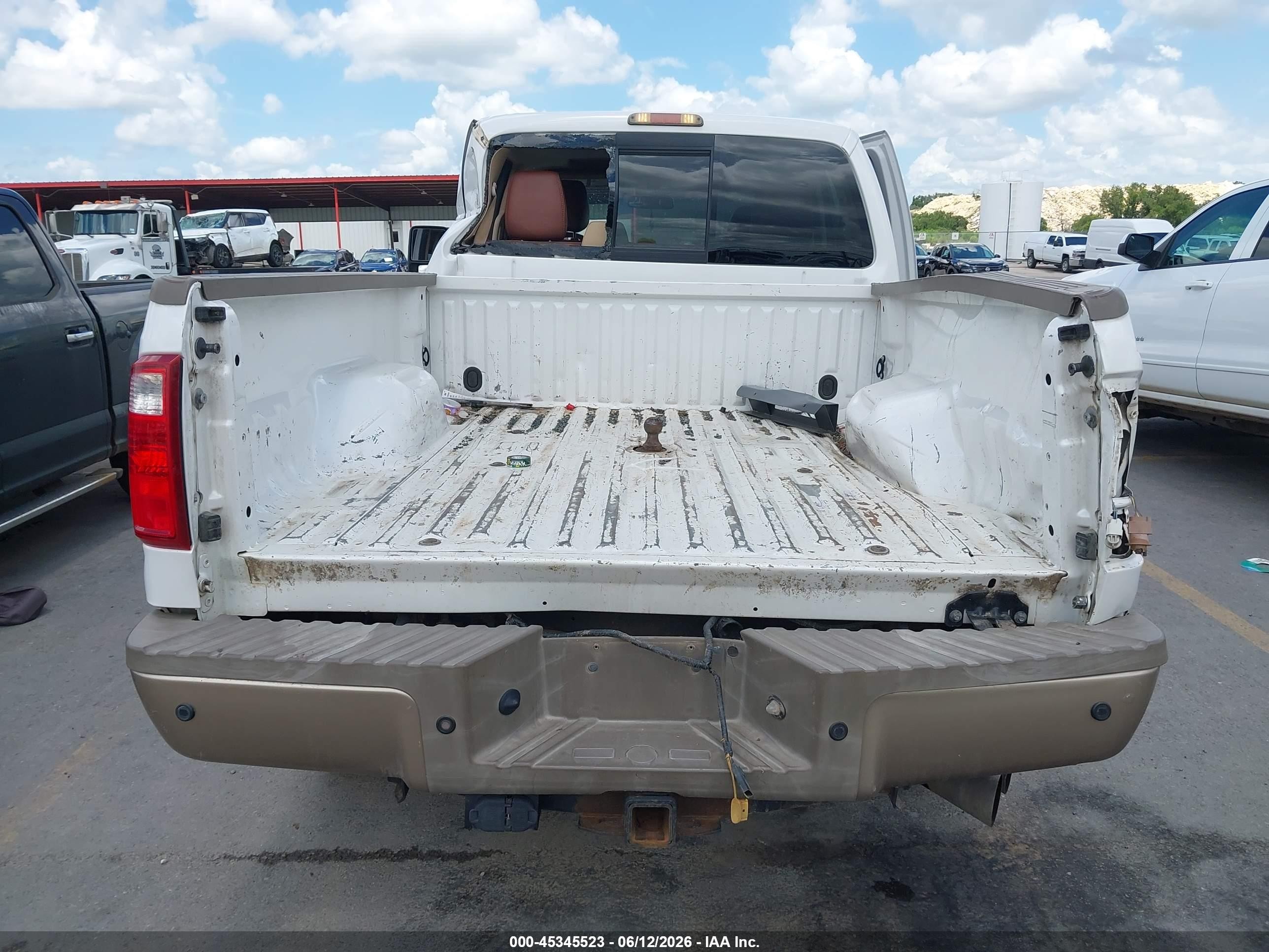 2011 Ford Super Duty F-250 Srw King Ranch White vin: 1FT7W2BT4BEB53227