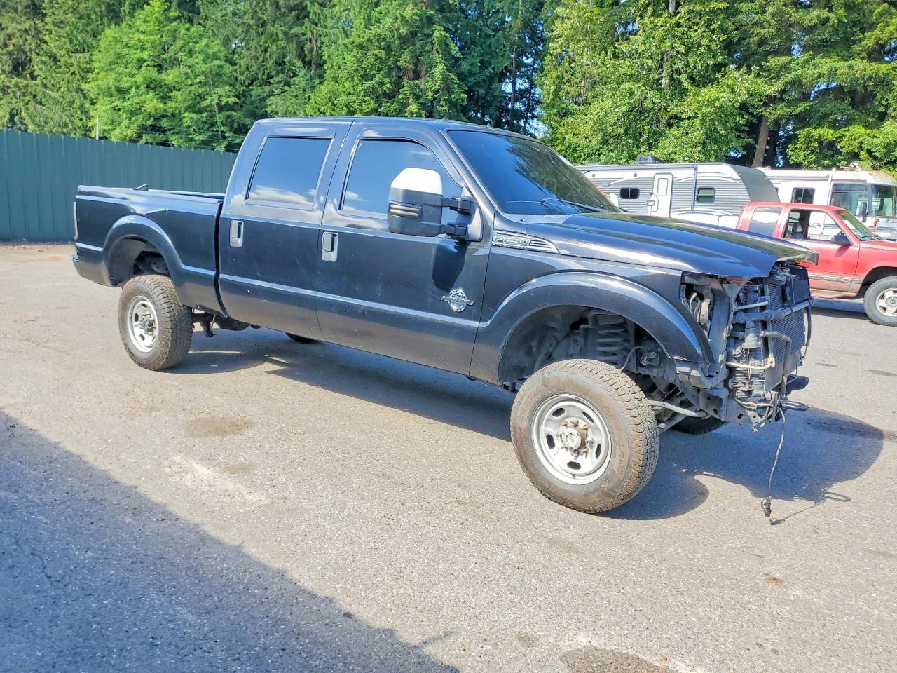 2011 Ford F250 Super Duty Black vin: 1FT7W2BT4BEC16231