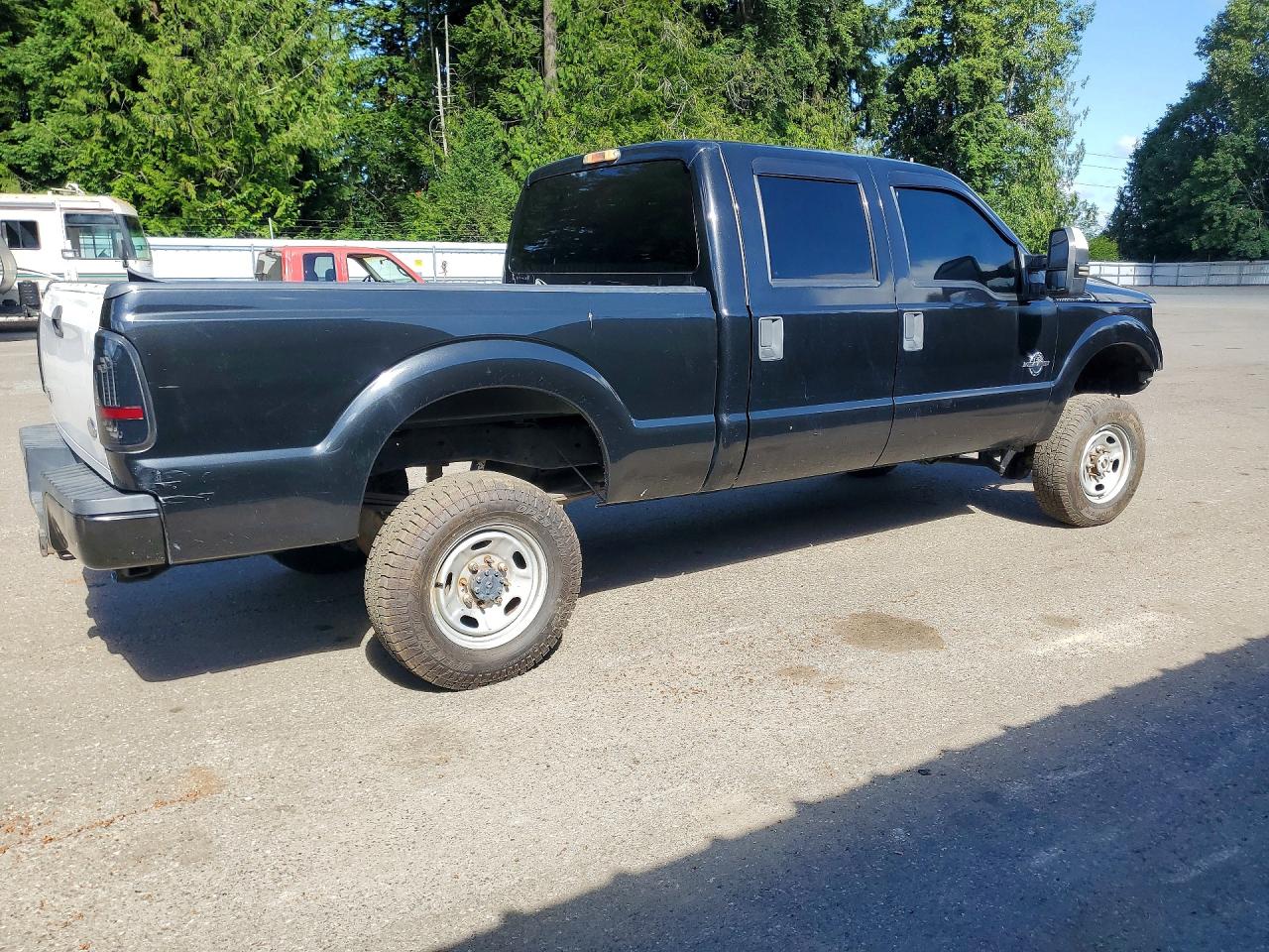2011 Ford F250 Super Duty Black vin: 1FT7W2BT4BEC16231