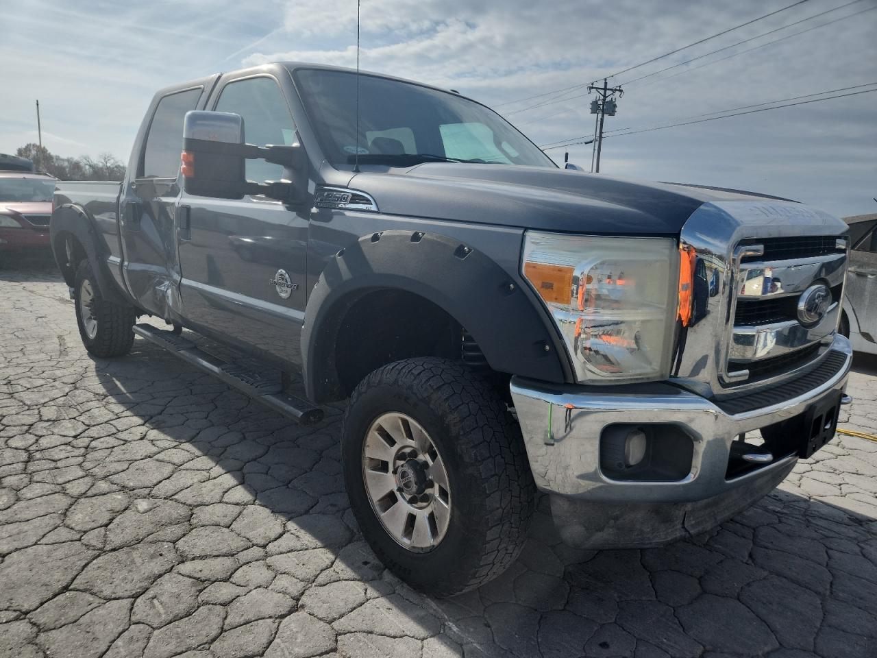2011 Ford F250 Super Duty Gray vin: 1FT7W2BT4BEC50458