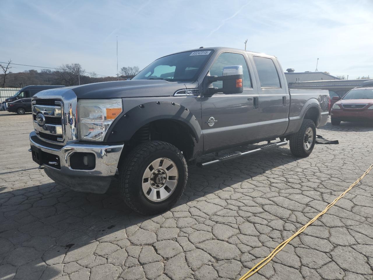 2011 Ford F250 Super Duty Gray vin: 1FT7W2BT4BEC50458