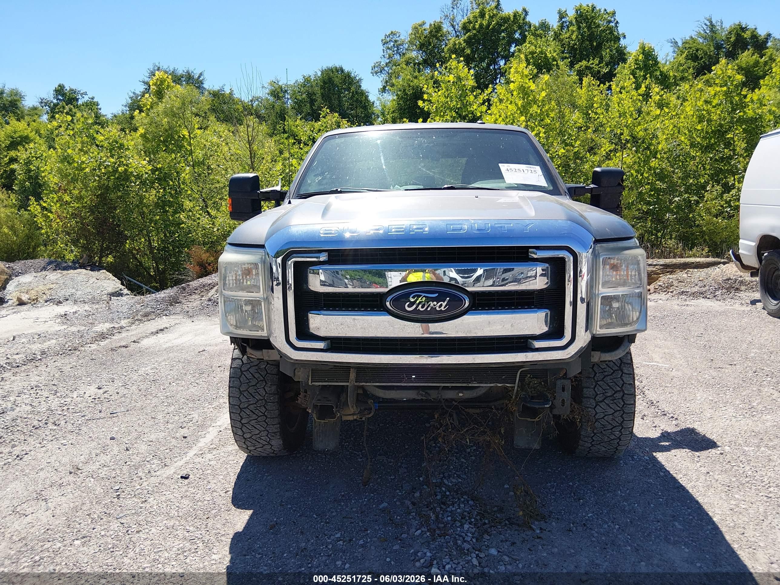 2012 Ford F-250 Xlt Gray vin: 1FT7W2BT4CEB02747