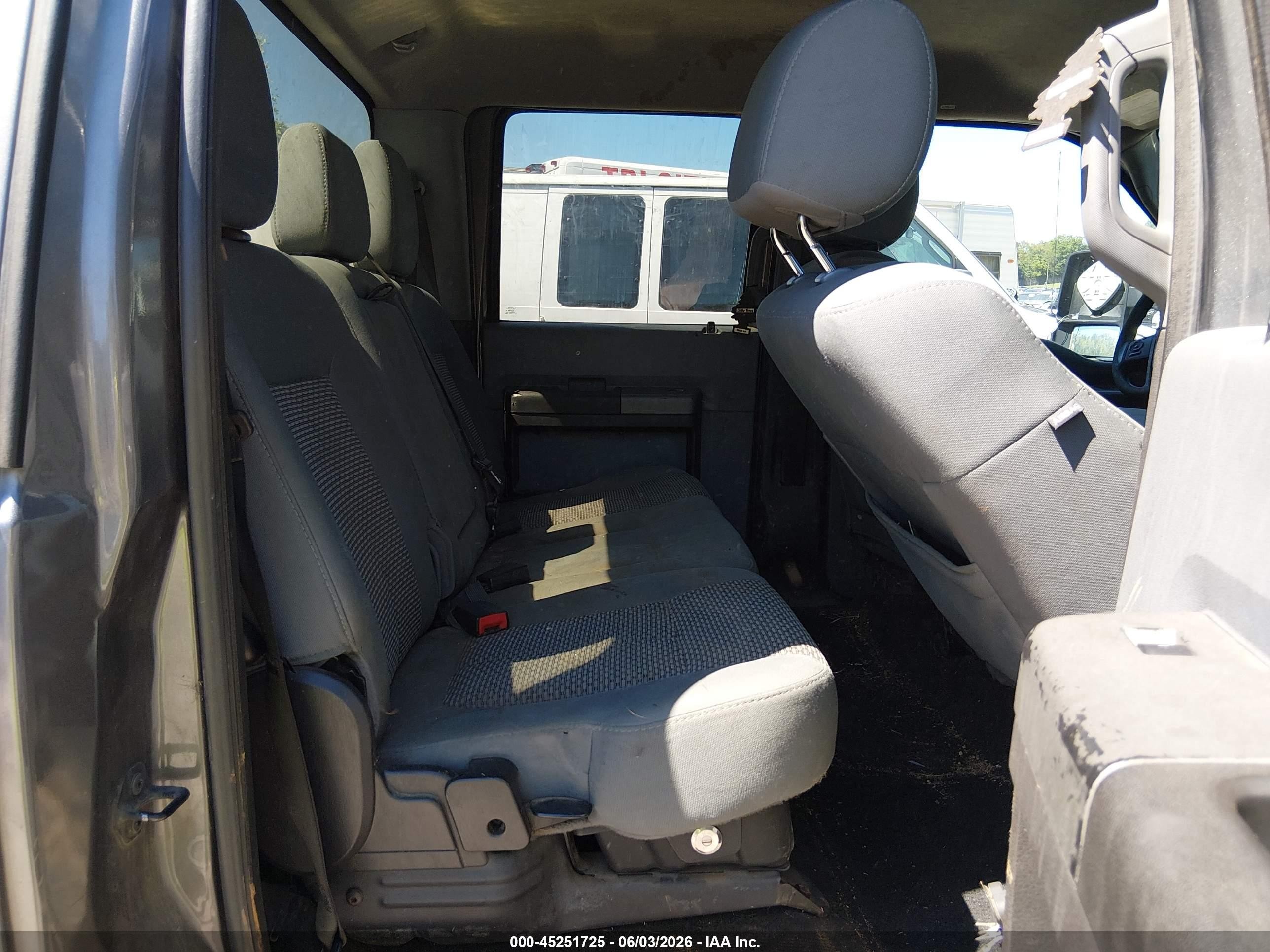 2012 Ford F-250 Xlt Gray vin: 1FT7W2BT4CEB02747