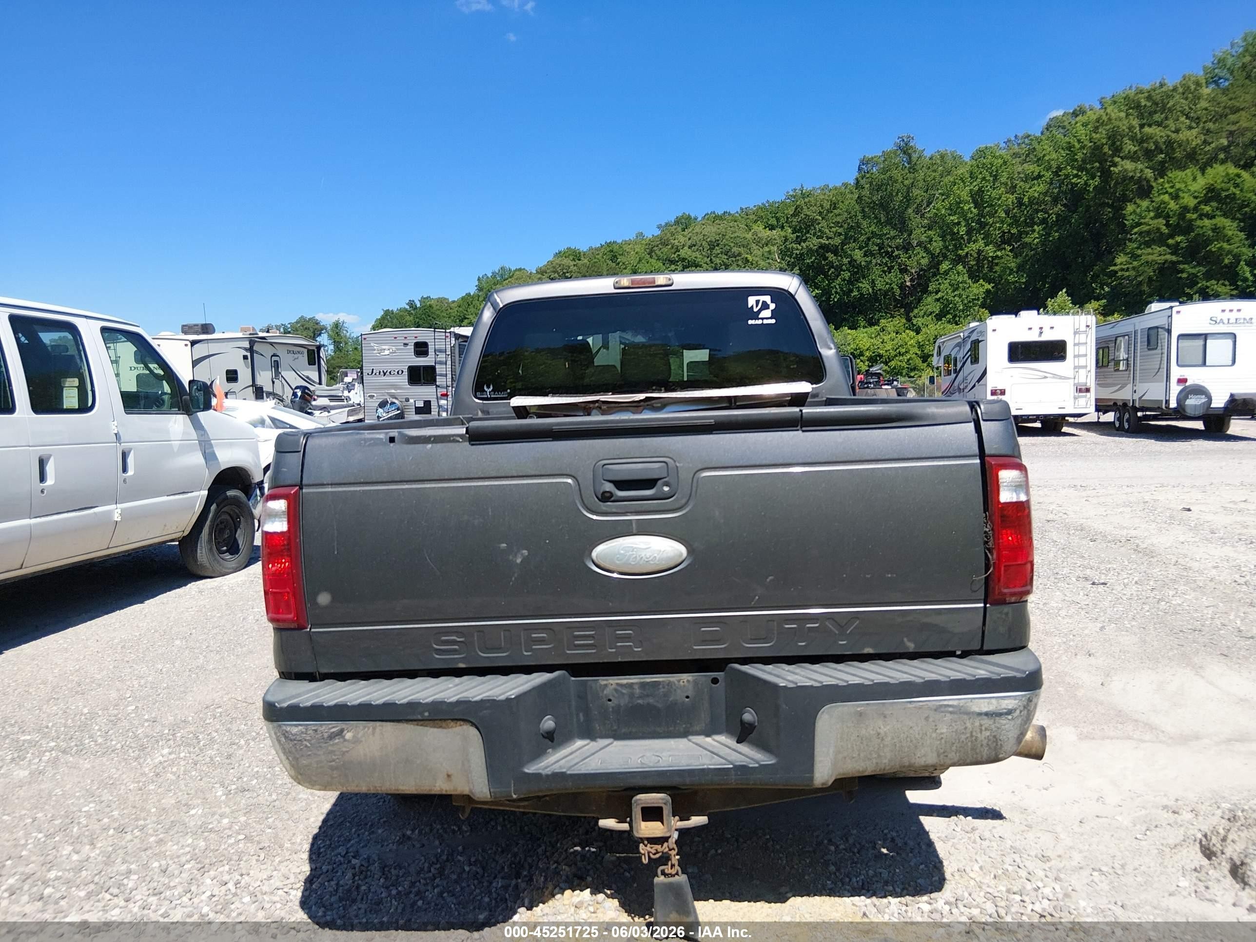 2012 Ford F-250 Xlt Gray vin: 1FT7W2BT4CEB02747