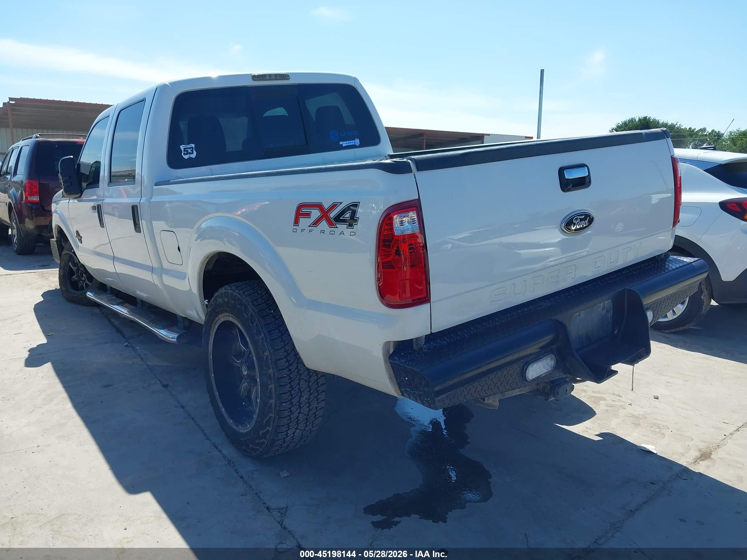 2012 Ford F-250 Xlt White vin: 1FT7W2BT4CEB53178
