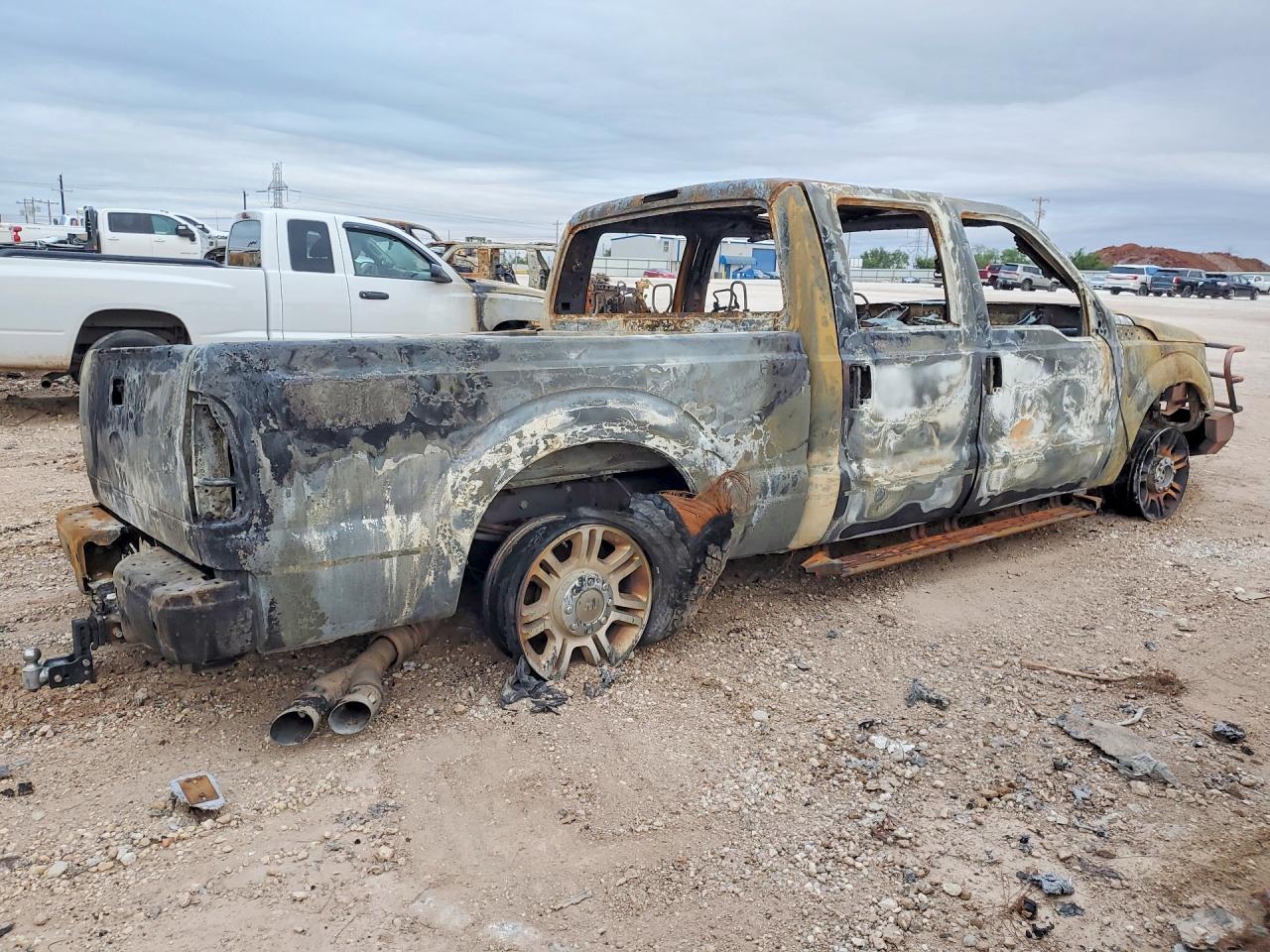 2012 Ford F250 Super Duty Burn vin: 1FT7W2BT4CEB60907