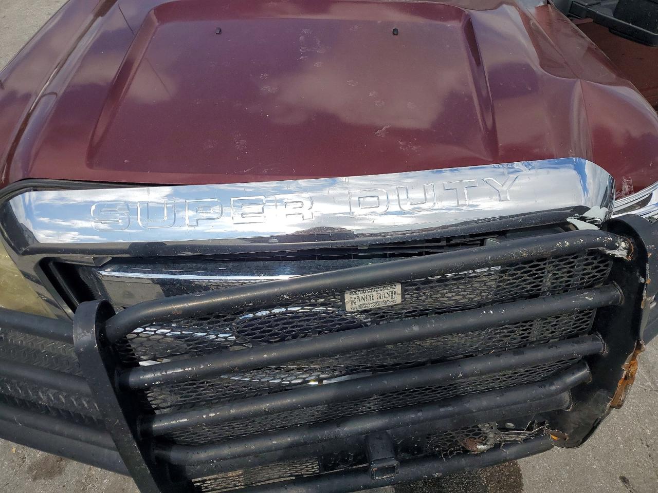 2012 Ford F250 Super Duty Burgundy vin: 1FT7W2BT4CEB77075